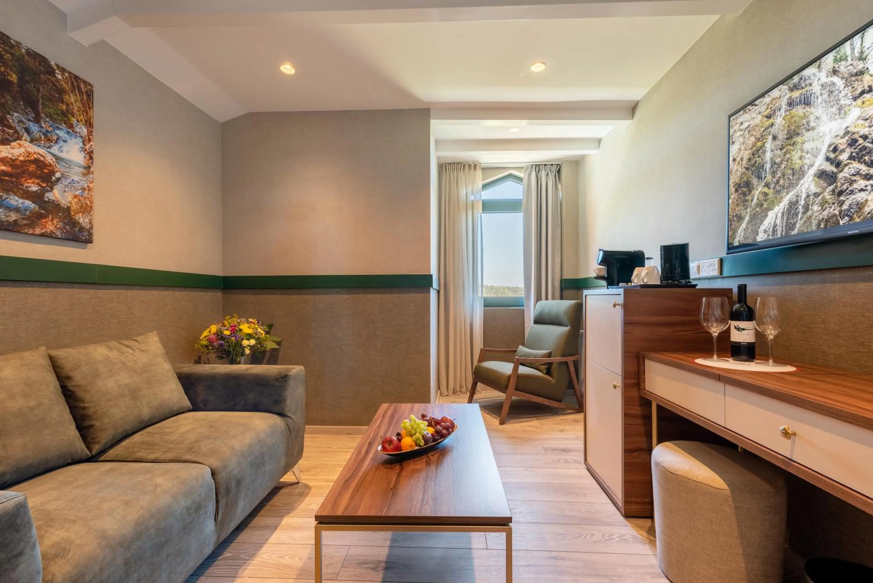 TV and multimedia in Petit Palais Platres Boutique Hotel