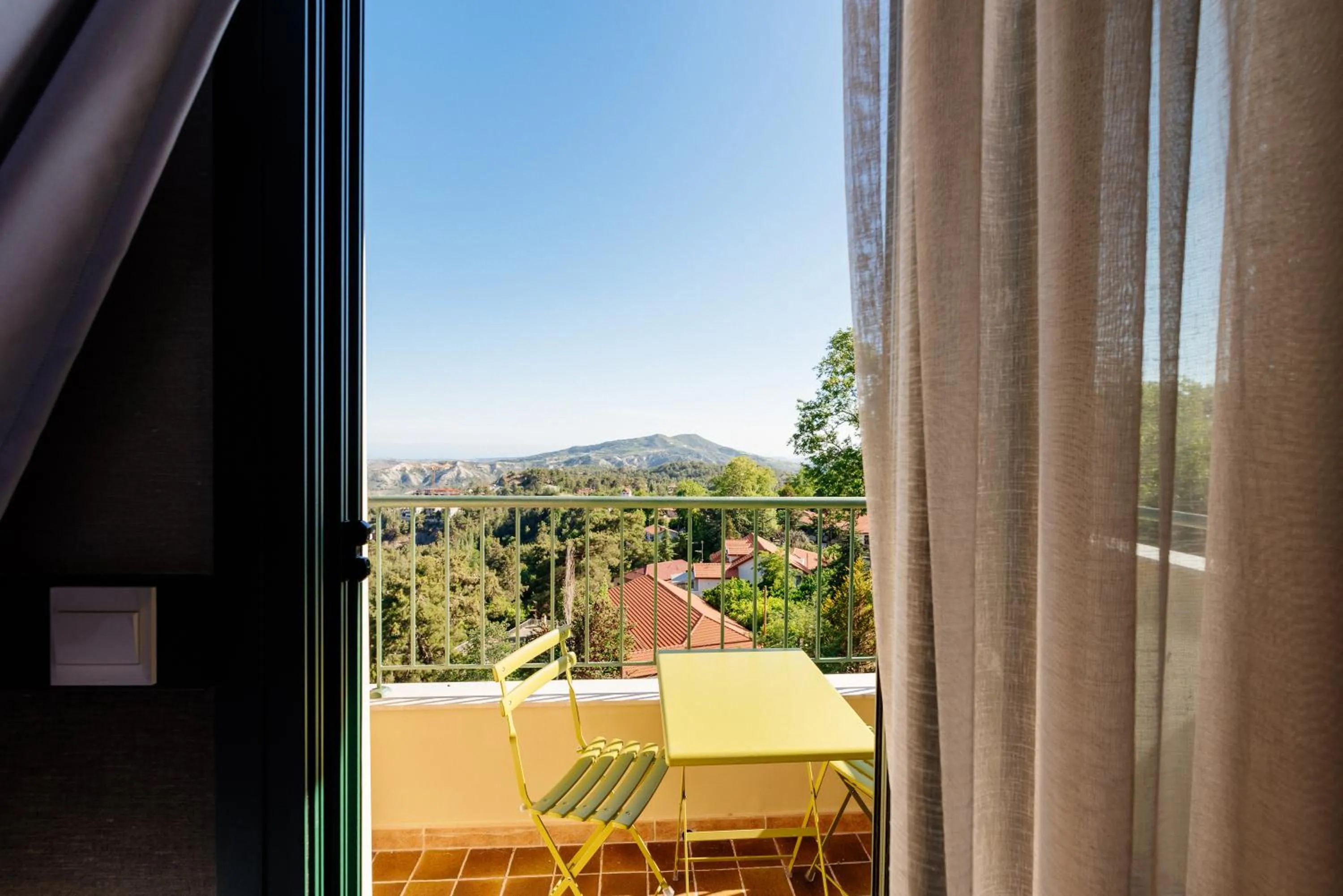 View (from property/room) in Petit Palais Platres Boutique Hotel