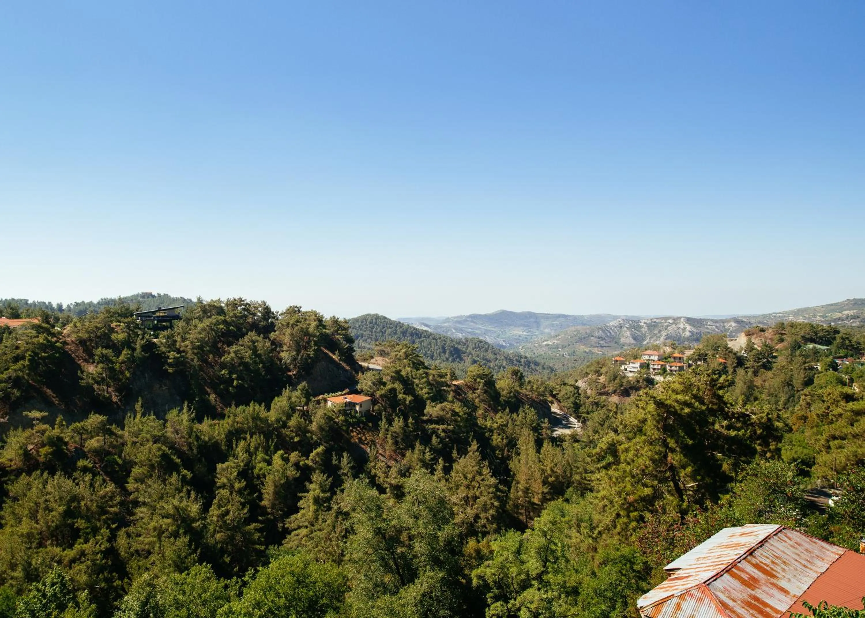 Natural landscape in Petit Palais Platres Boutique Hotel