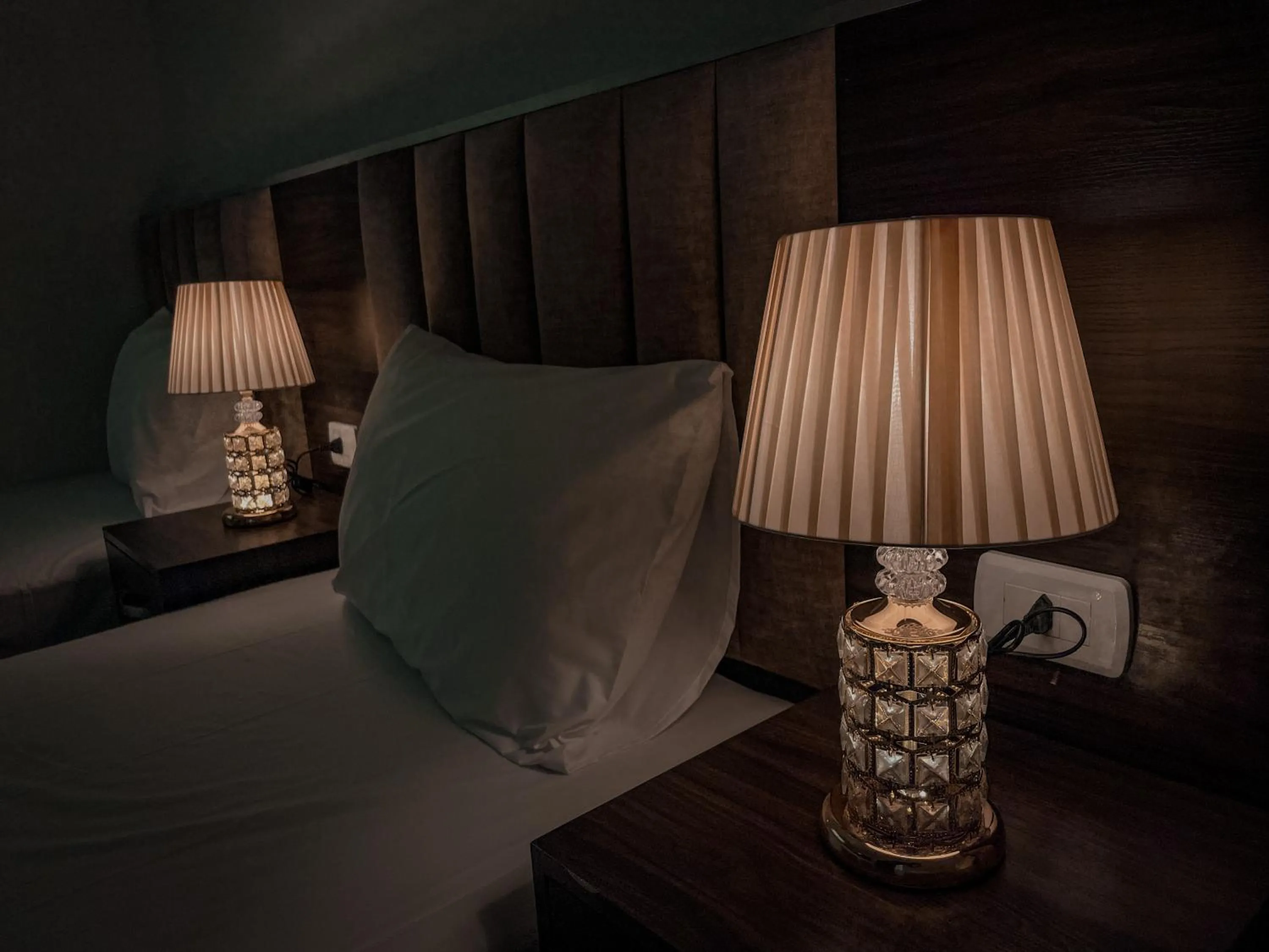 Bed in Petra Jewel Hotel