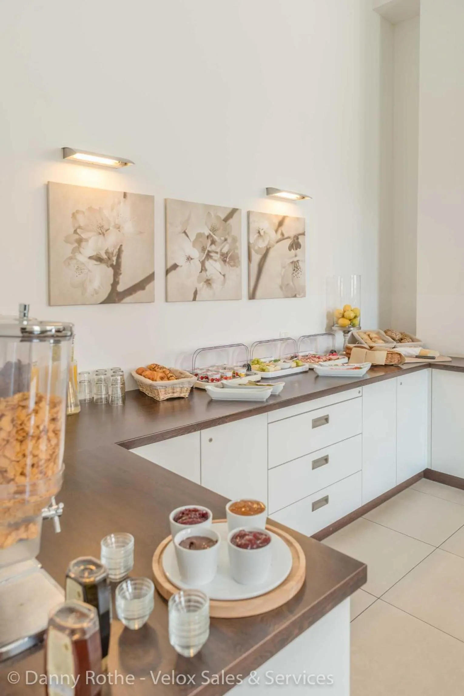 Buffet breakfast in Pension Wess