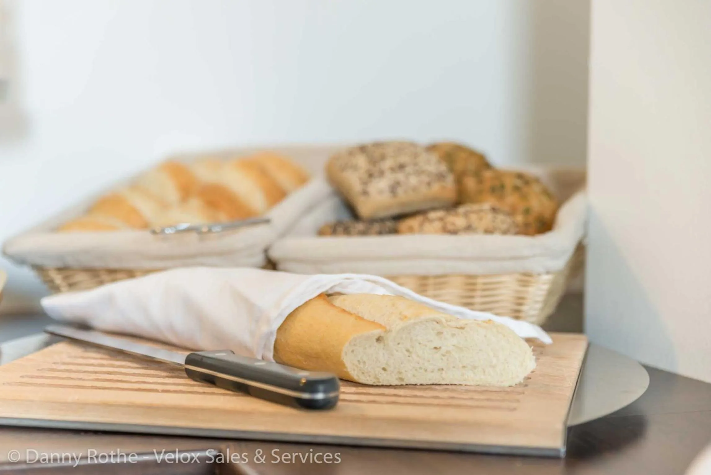 Buffet breakfast in Pension Wess