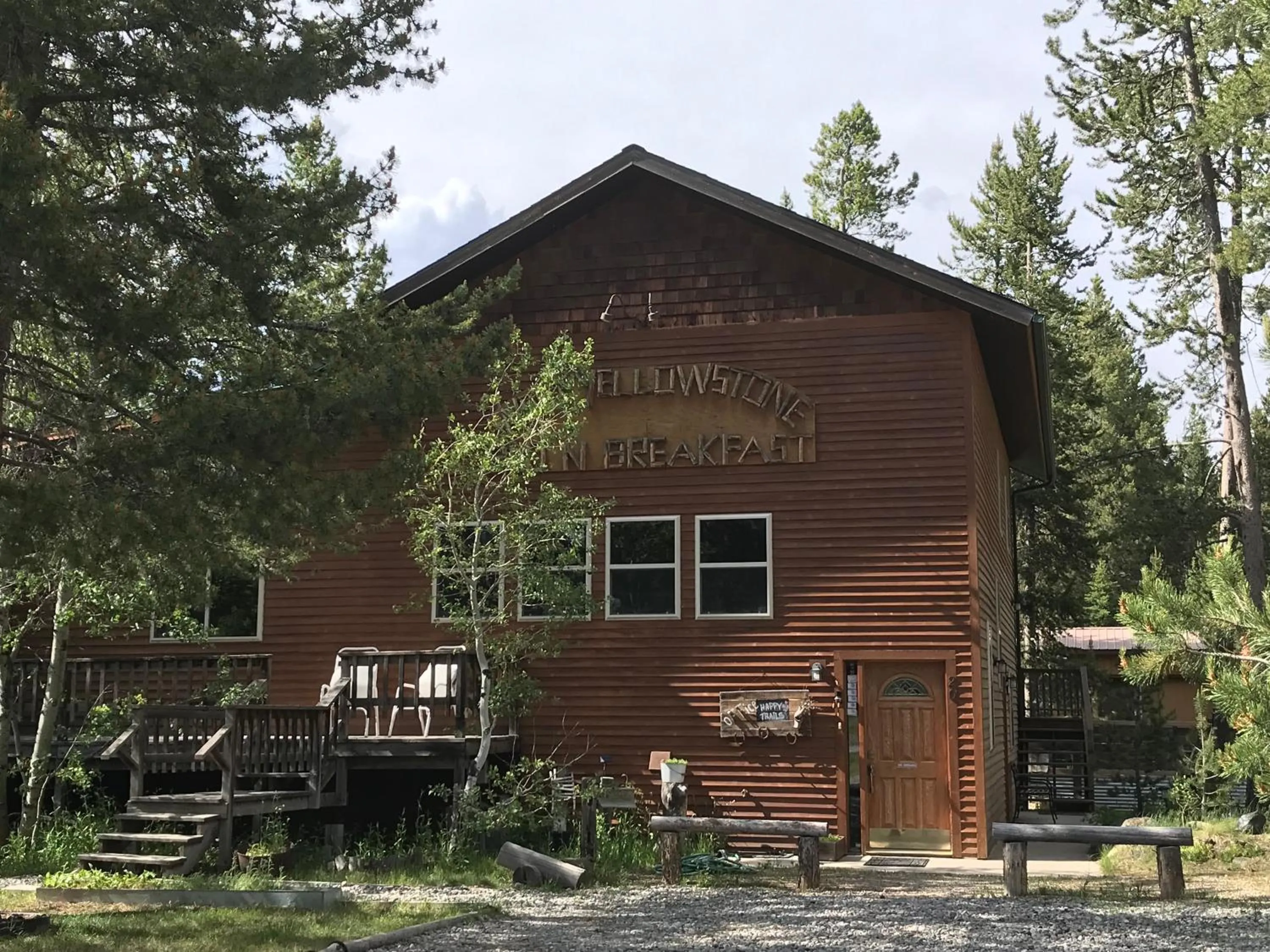 Property building in West Yellowstone Bed and Breakfast