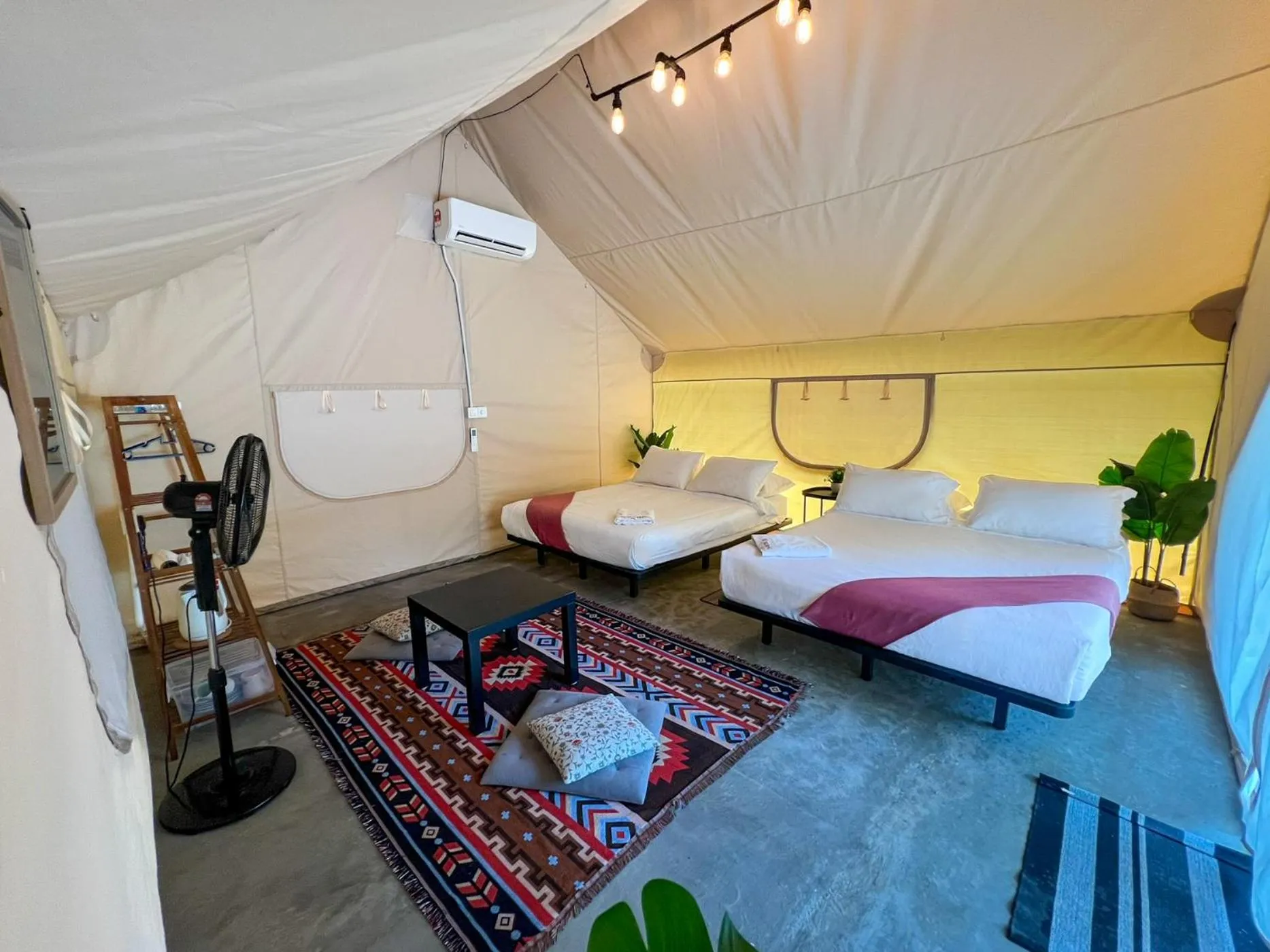 Photo of the whole room, Bed in Glamping at Xscape Tambun