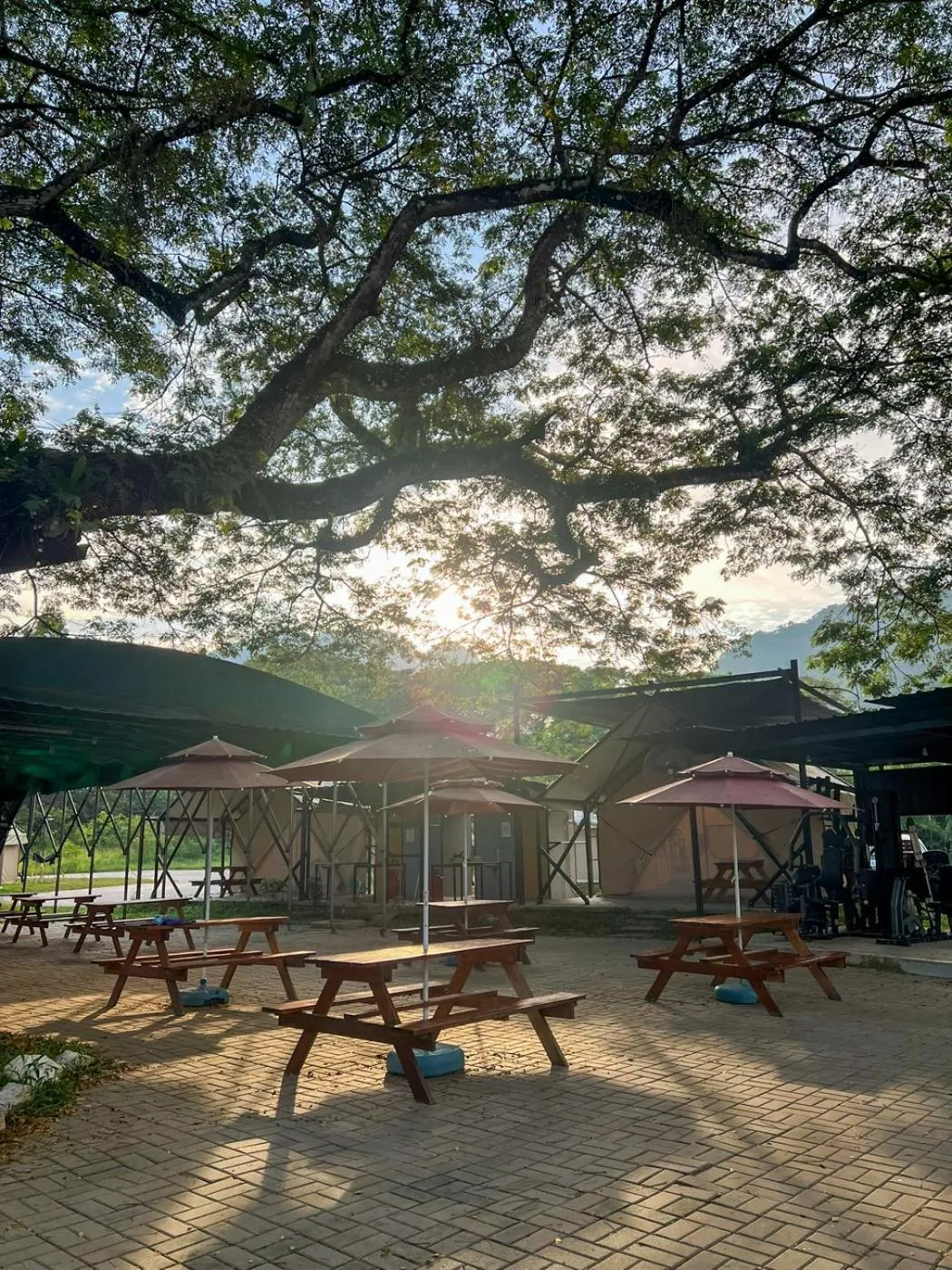 Seating area in Glamping at Xscape Tambun