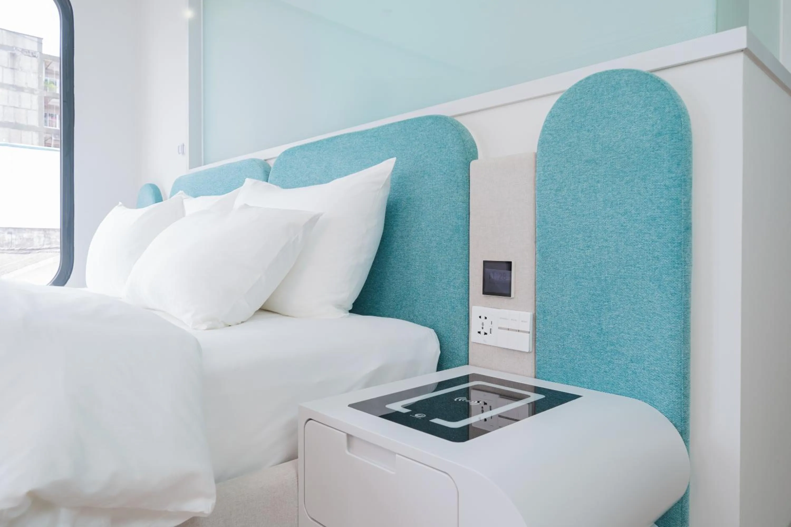 Bedroom, Bed in IconSphere Hotel