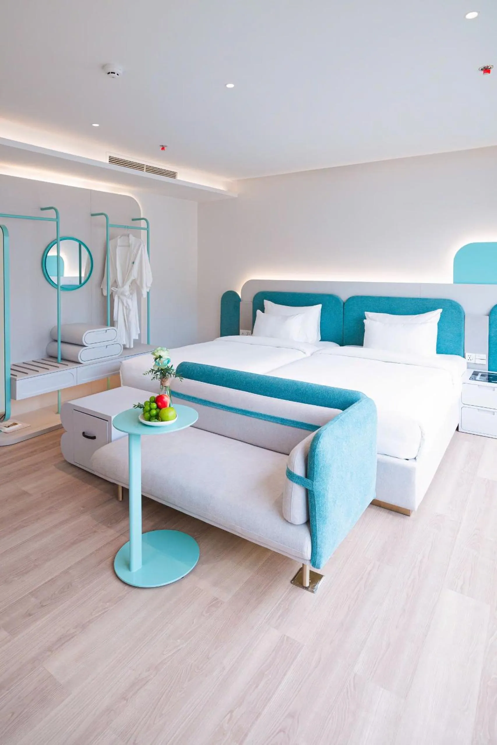 Bedroom, Bed in IconSphere Hotel