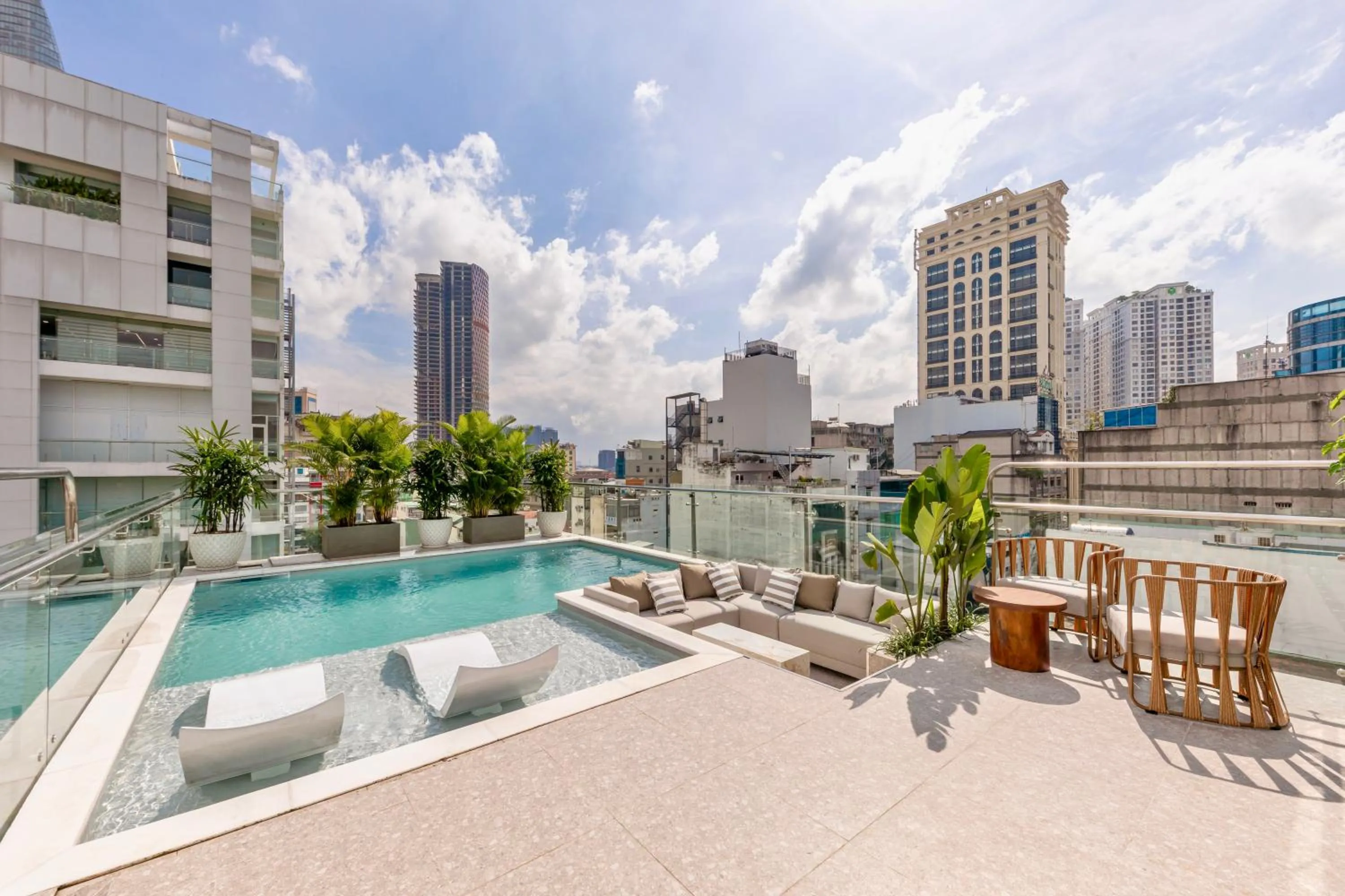 Swimming pool in IconSphere Hotel