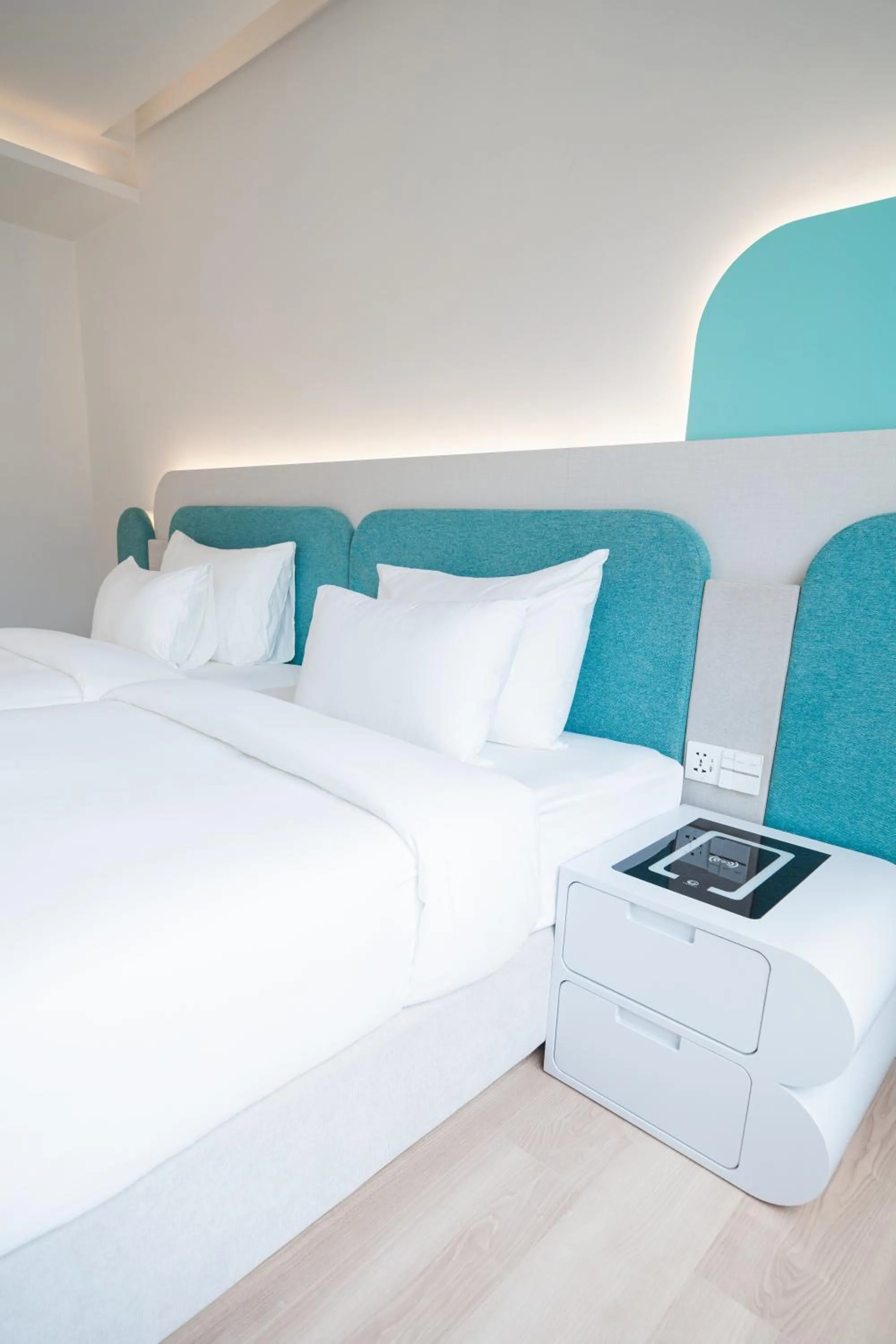 Bed in IconSphere Hotel