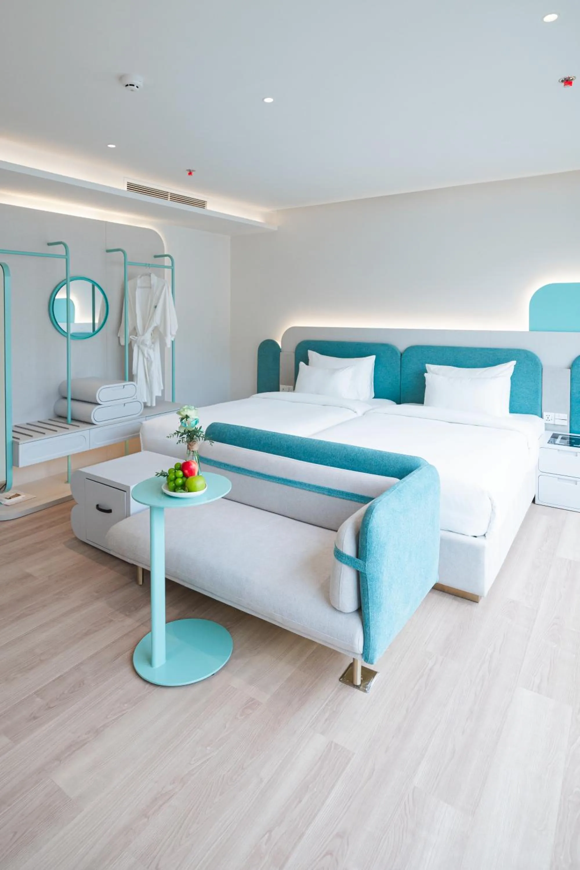 Bed in IconSphere Hotel