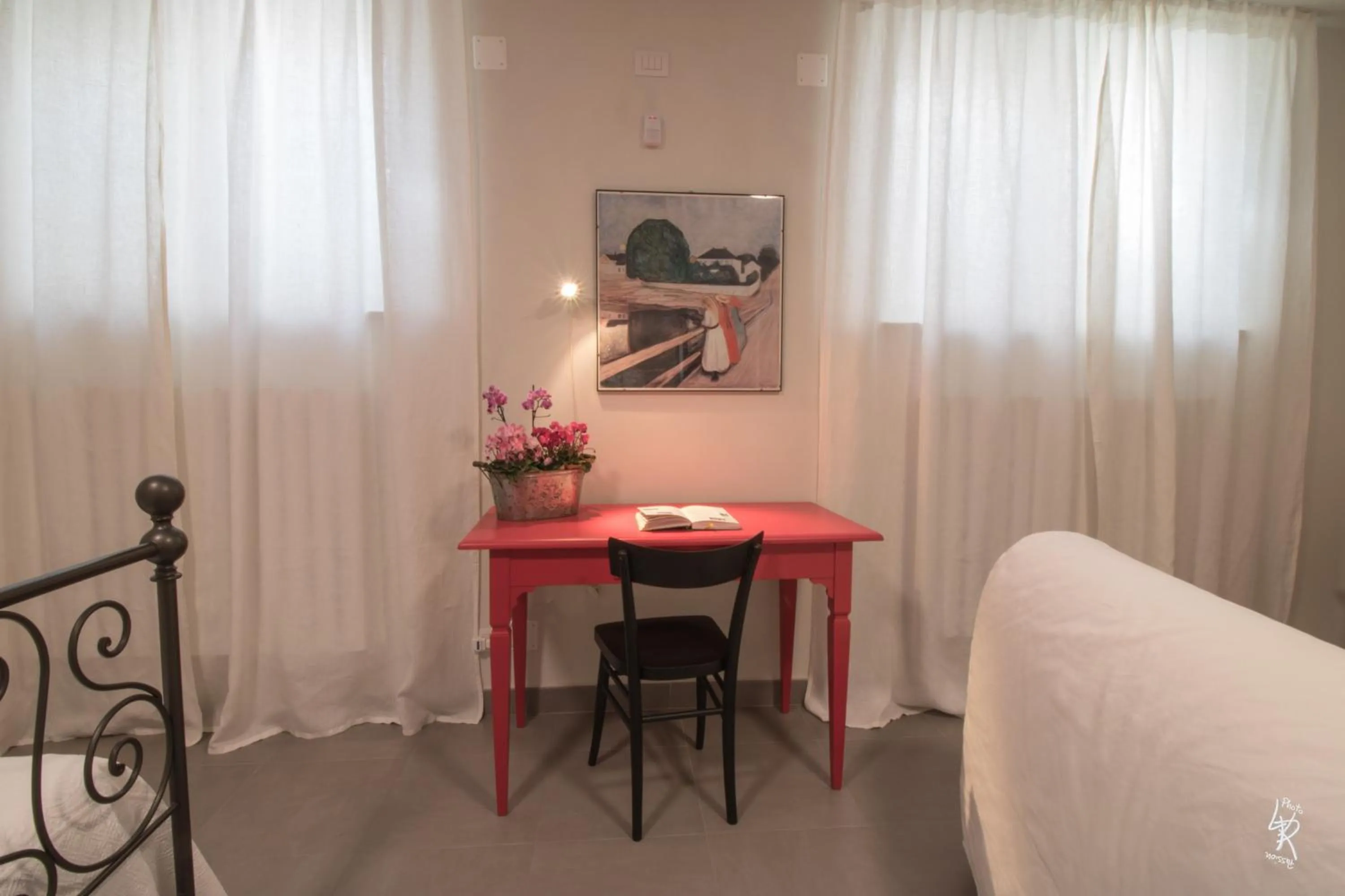 Decorative detail, Bed in B&B Mar del Plata