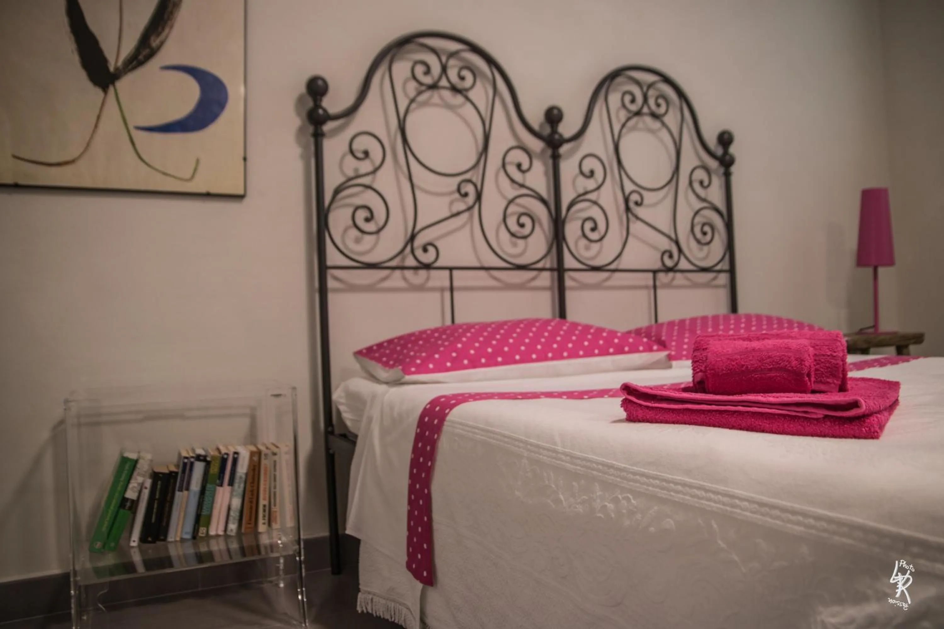 Decorative detail, Bed in B&B Mar del Plata