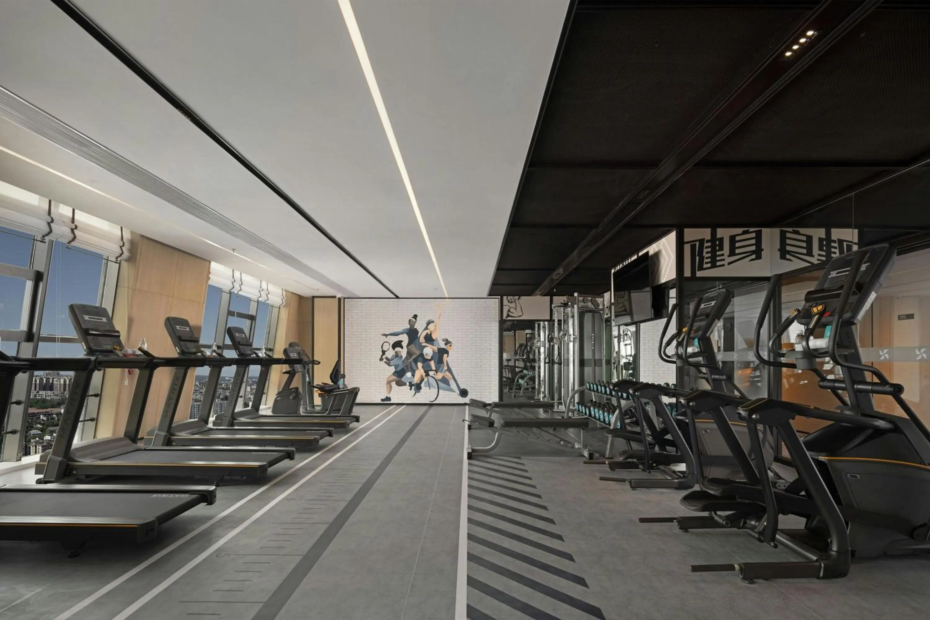 Fitness centre/facilities in Four Points by Sheraton Mianyang