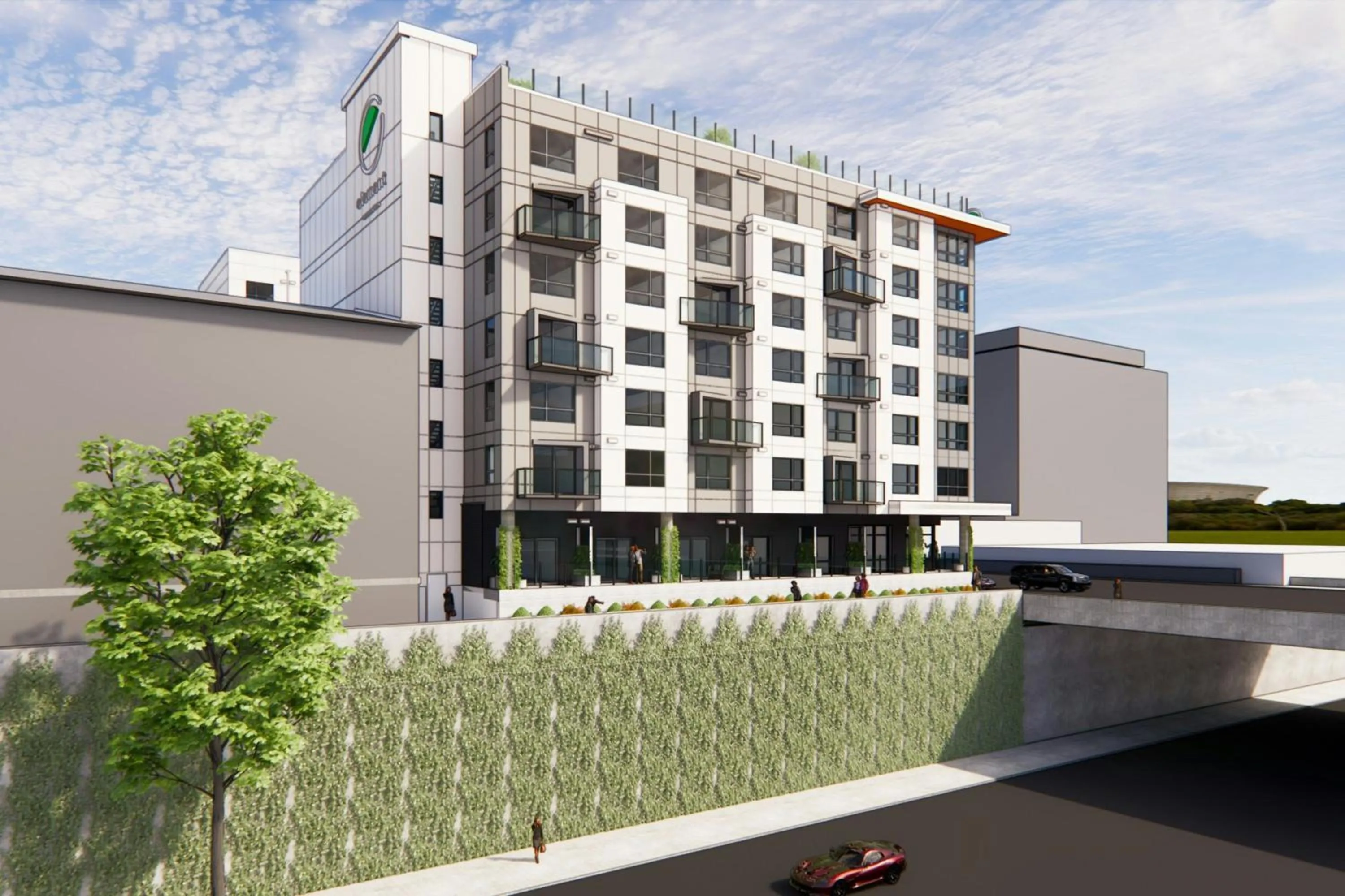 Property building in Element Seattle Downtown