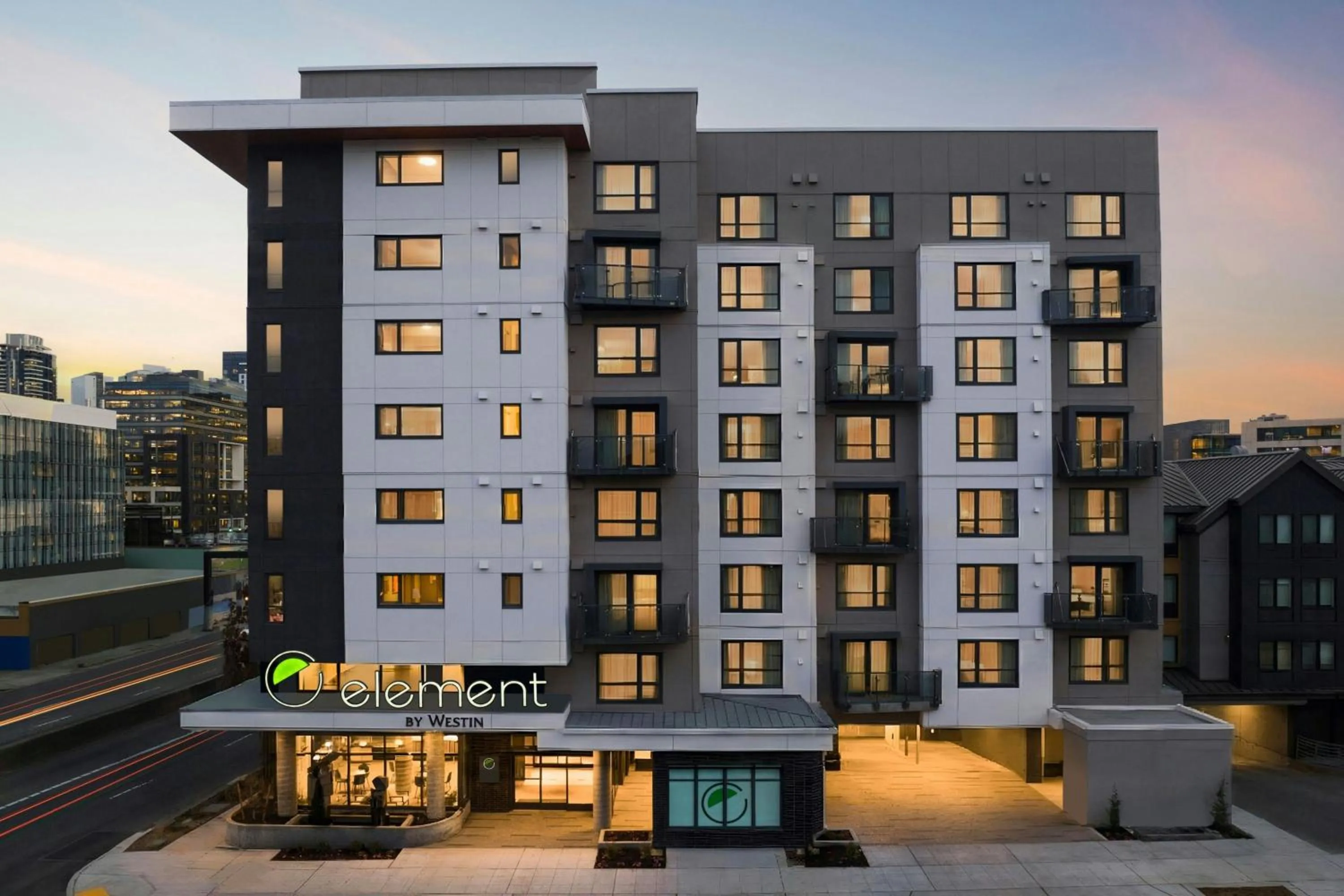 Property building in Element Seattle Downtown