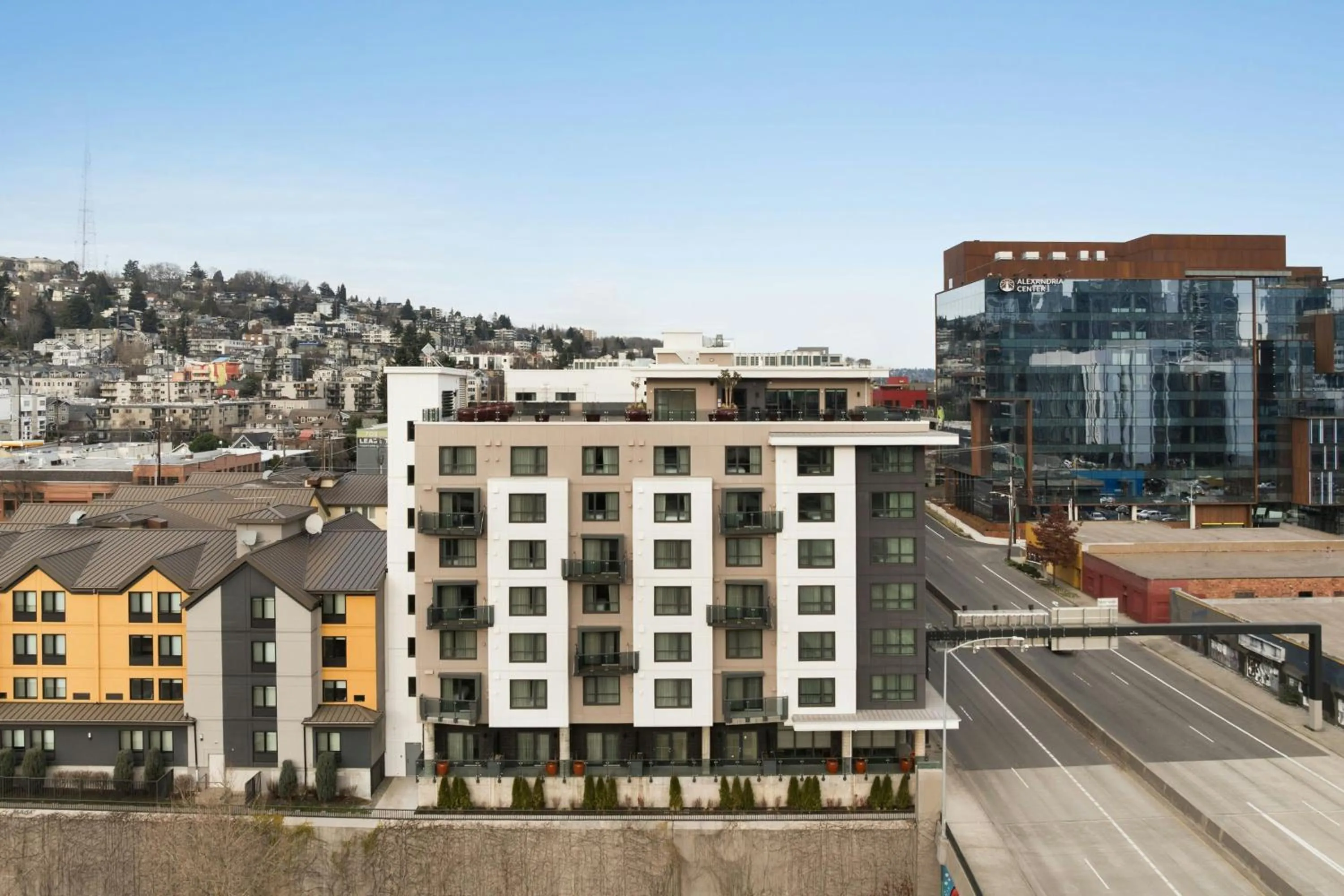 Property building in Element Seattle Downtown