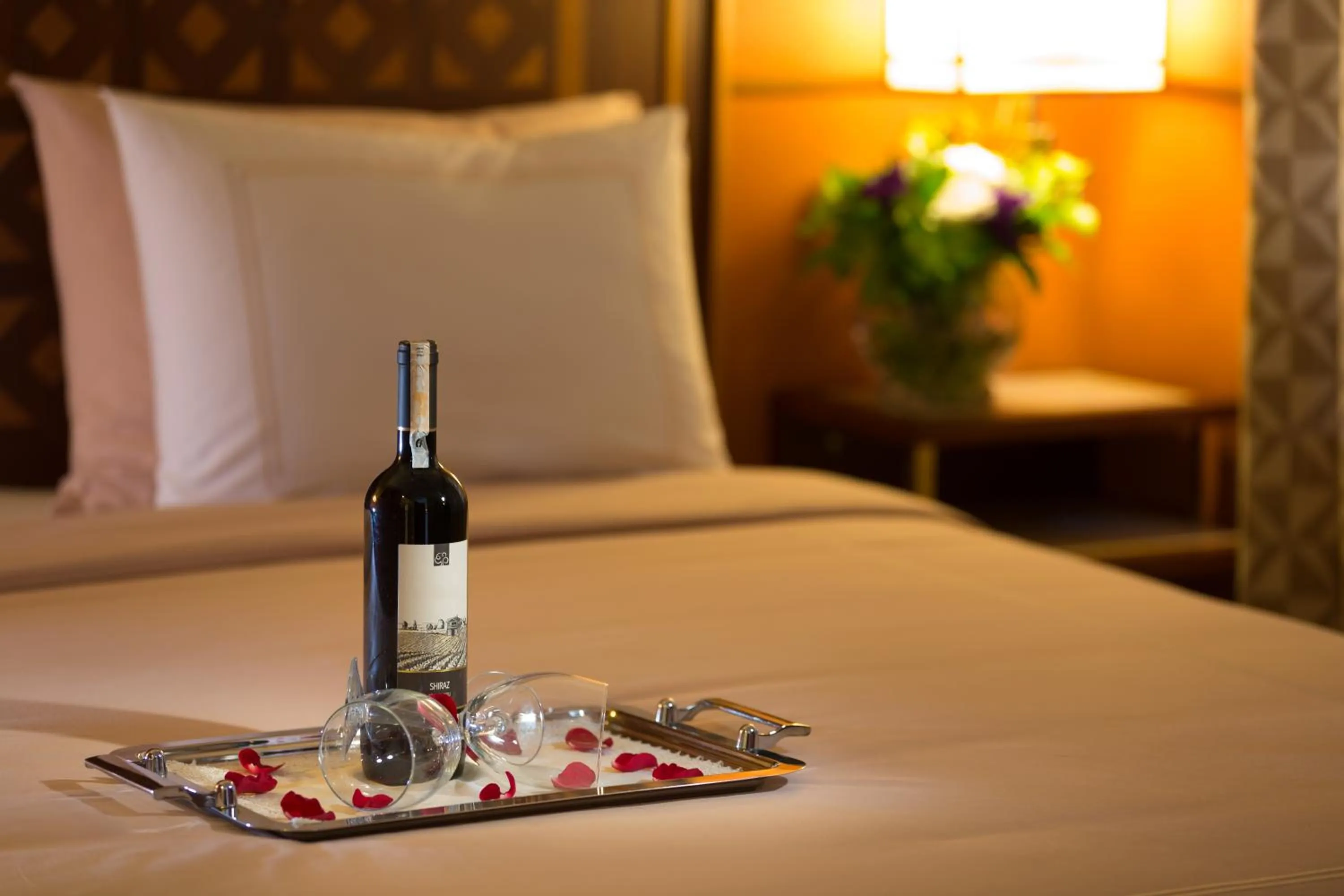 Decorative detail, Bed in Lalahan Hotel