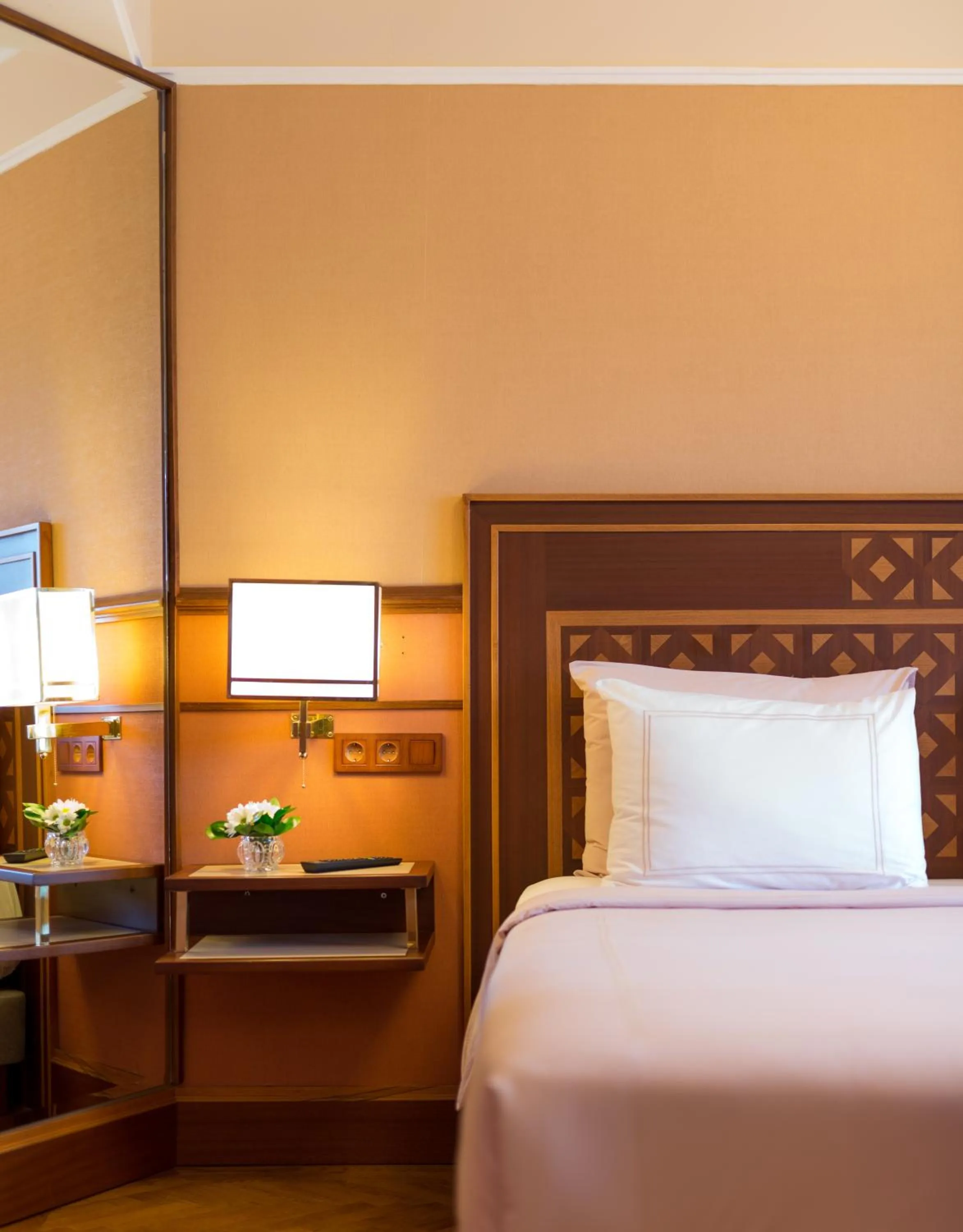 Decorative detail, Bed in Lalahan Hotel