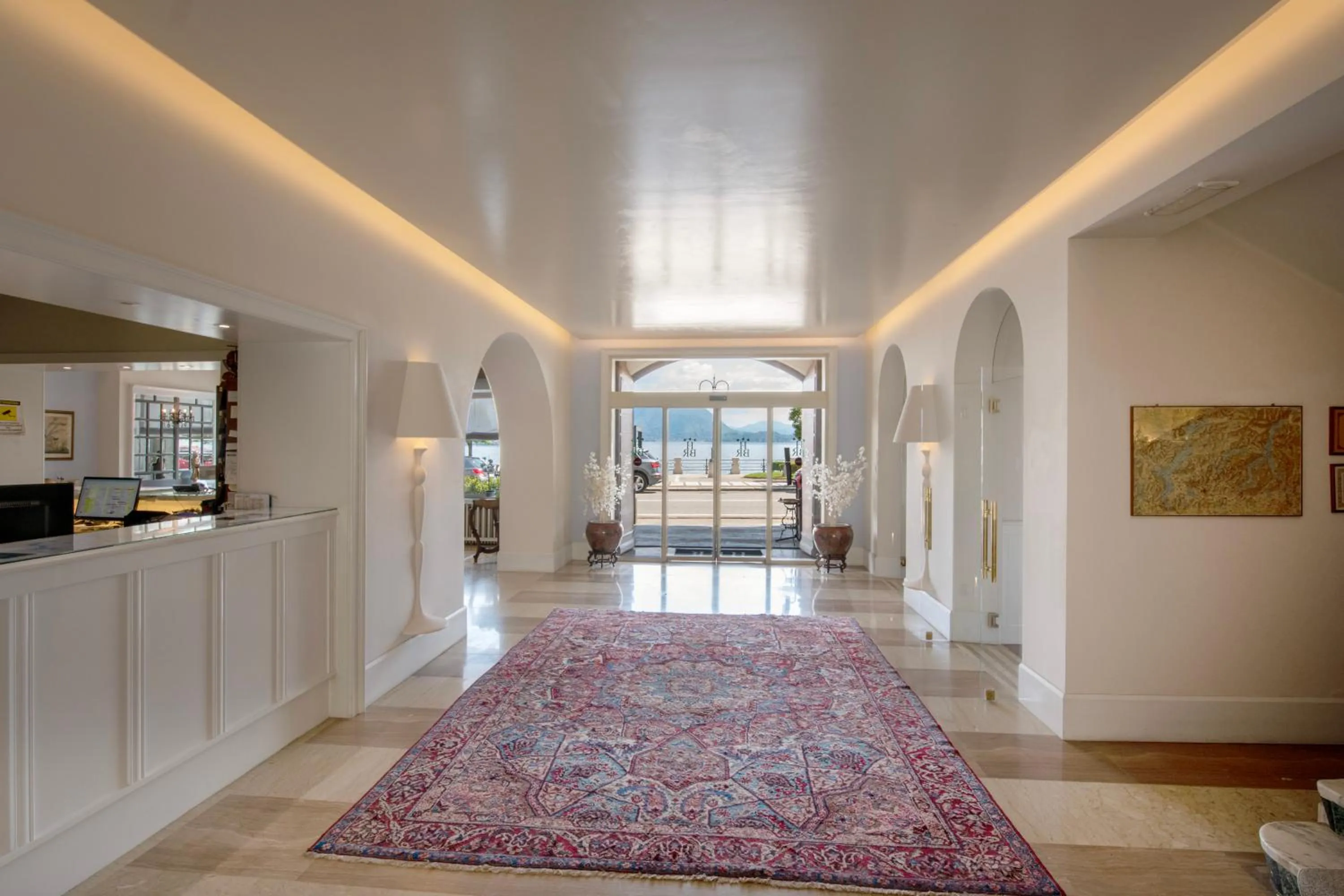 Lobby or reception in Hotel Beau Rivage