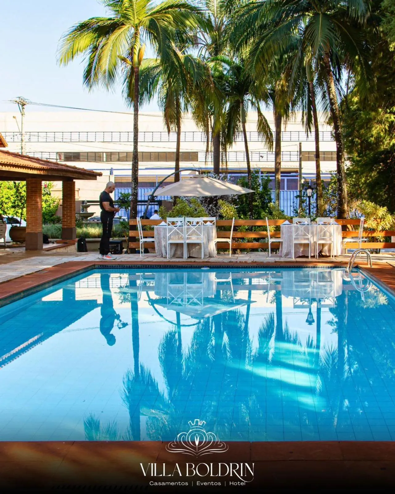 Swimming pool in Villa Boldrin Hotel e Eventos By Easy Hotéis