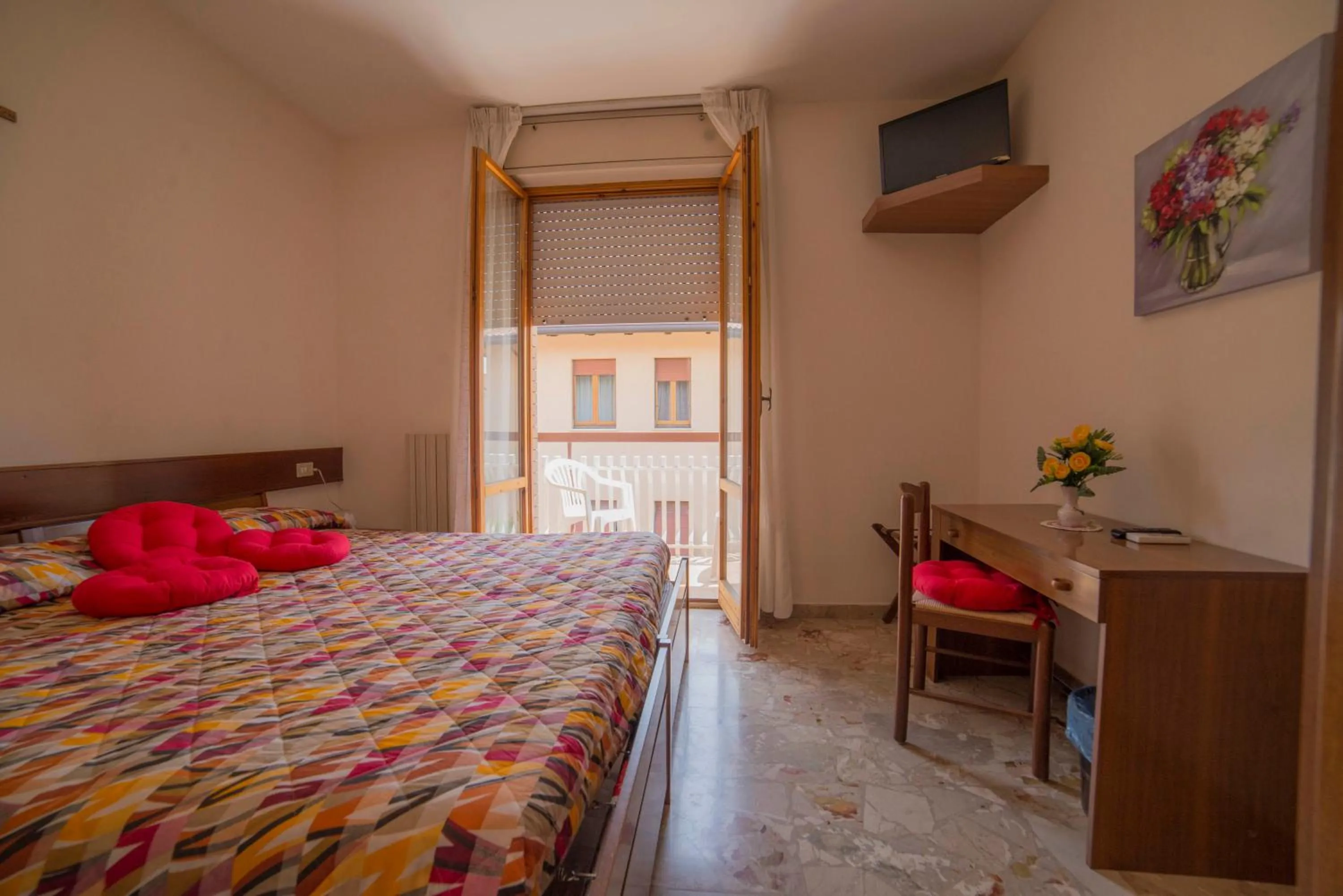 Bed in Hotel Santa Maria