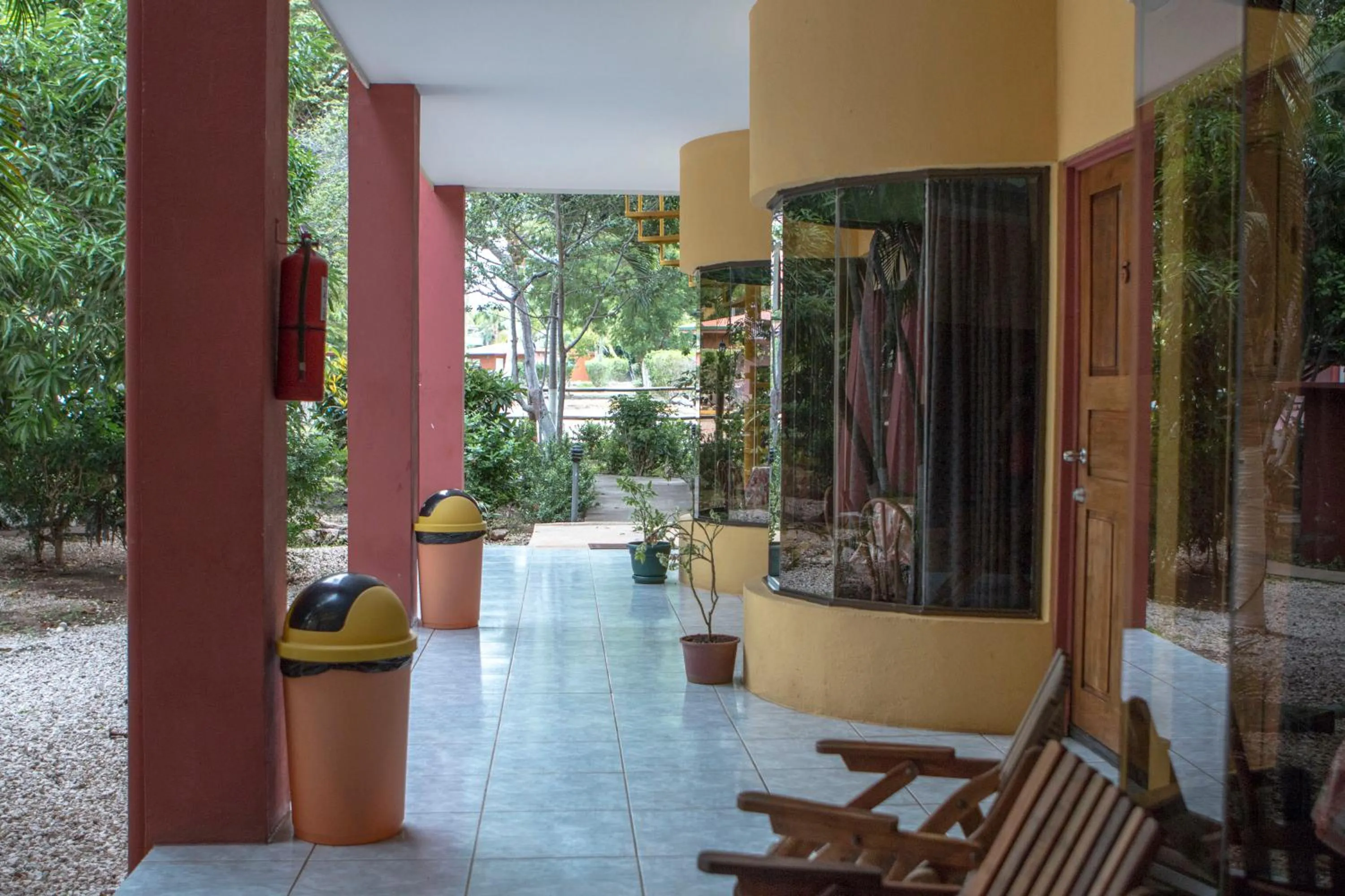 Patio in Hotel Nany