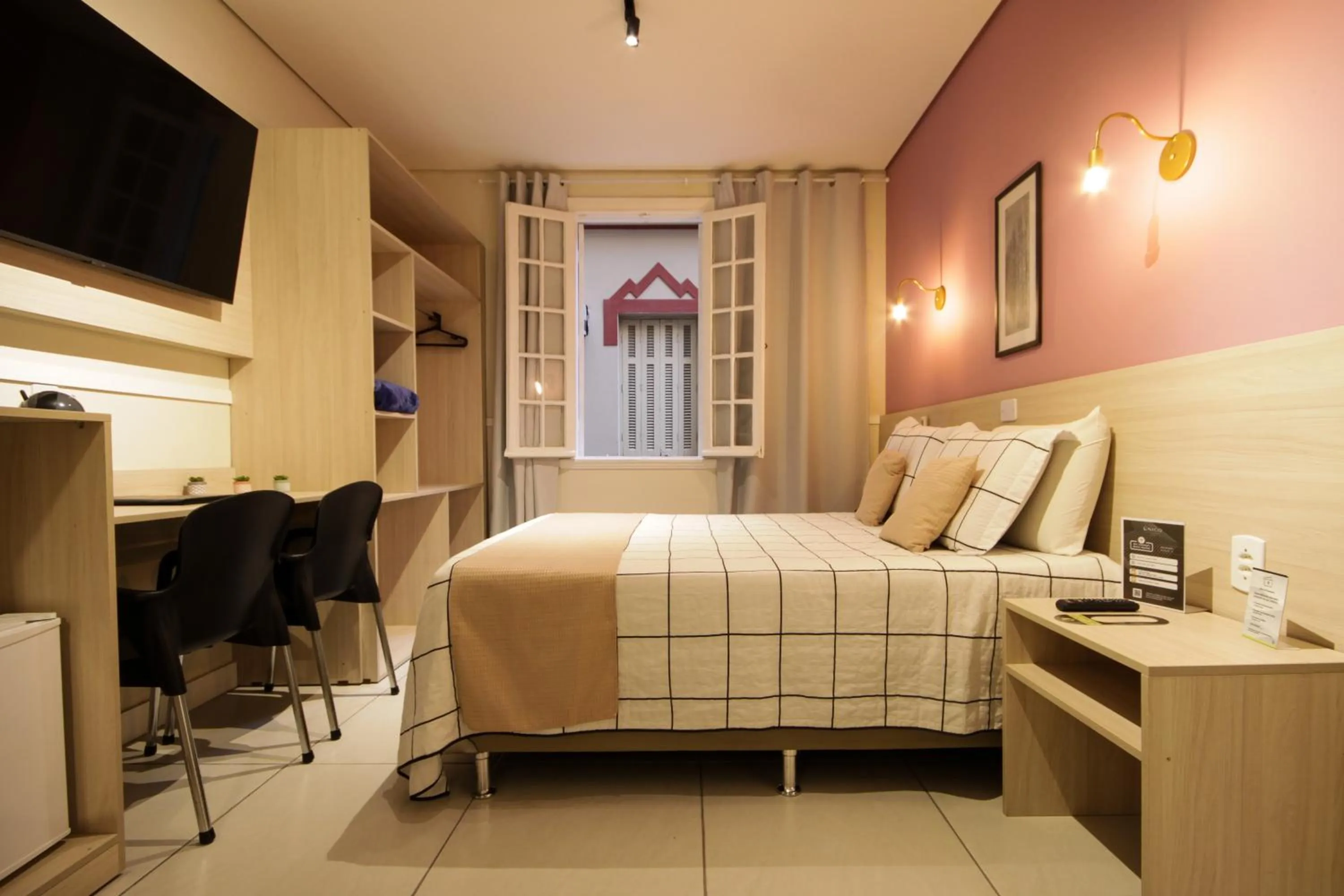 Bed in Hotel Itamarati Centro-República