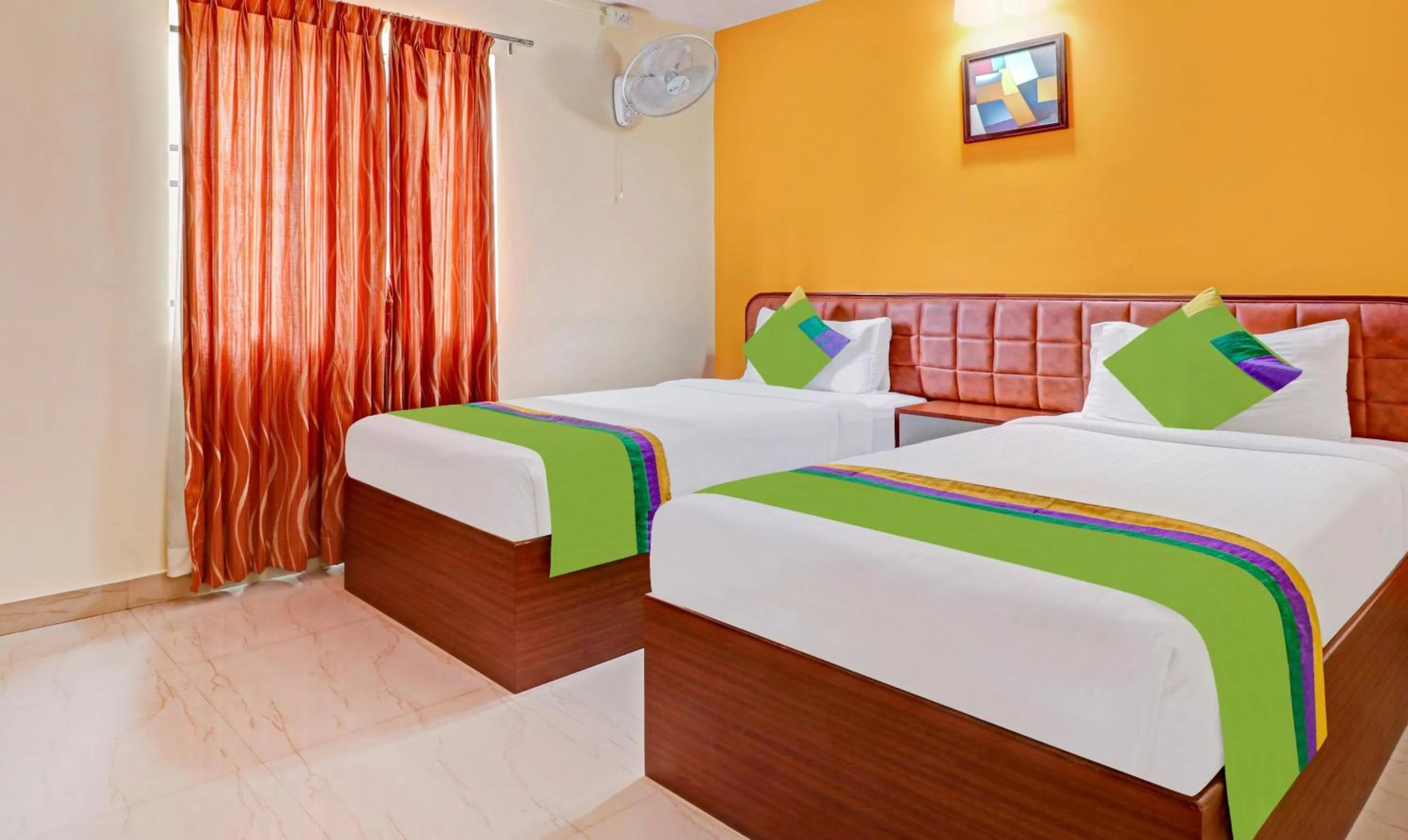 Bedroom, Bed in Treebo Akshaya Mayflower Vijaya Bank Layout