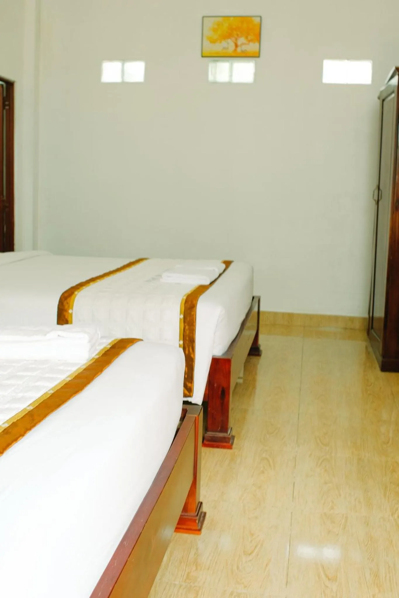 Bed in Ngoc Qui Bungalow