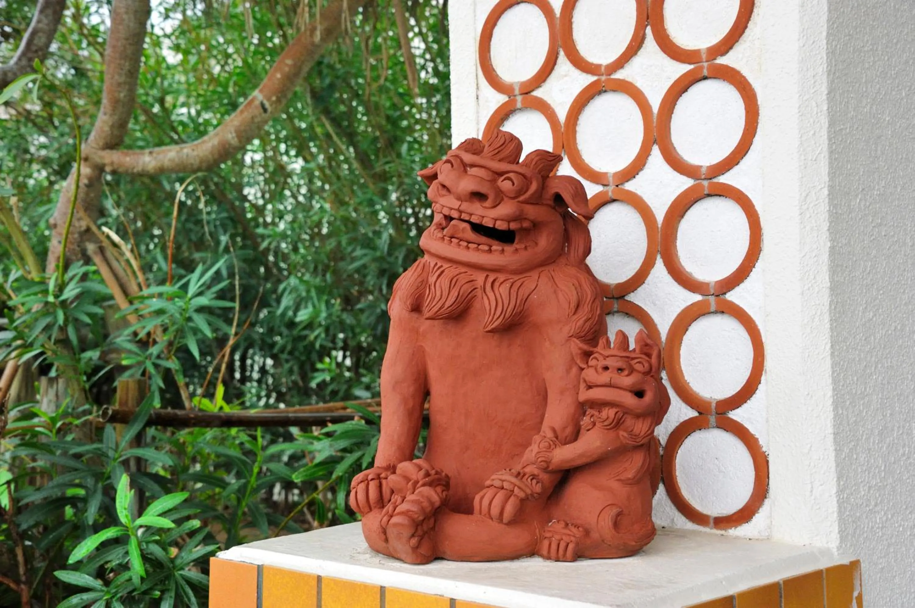 Decorative detail in EN RESORT Kumejima EEF Beach Hotel