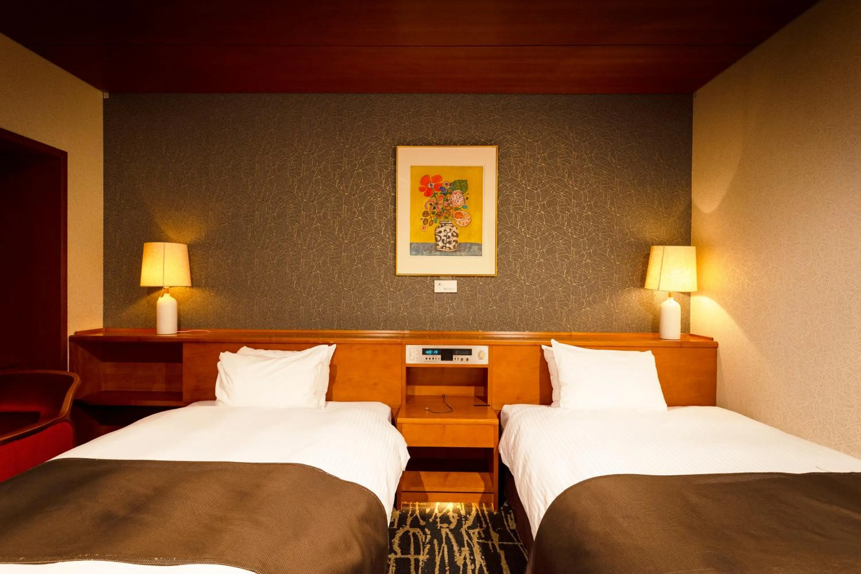 Photo of the whole room, Bed in Yamagata Grand Hotel