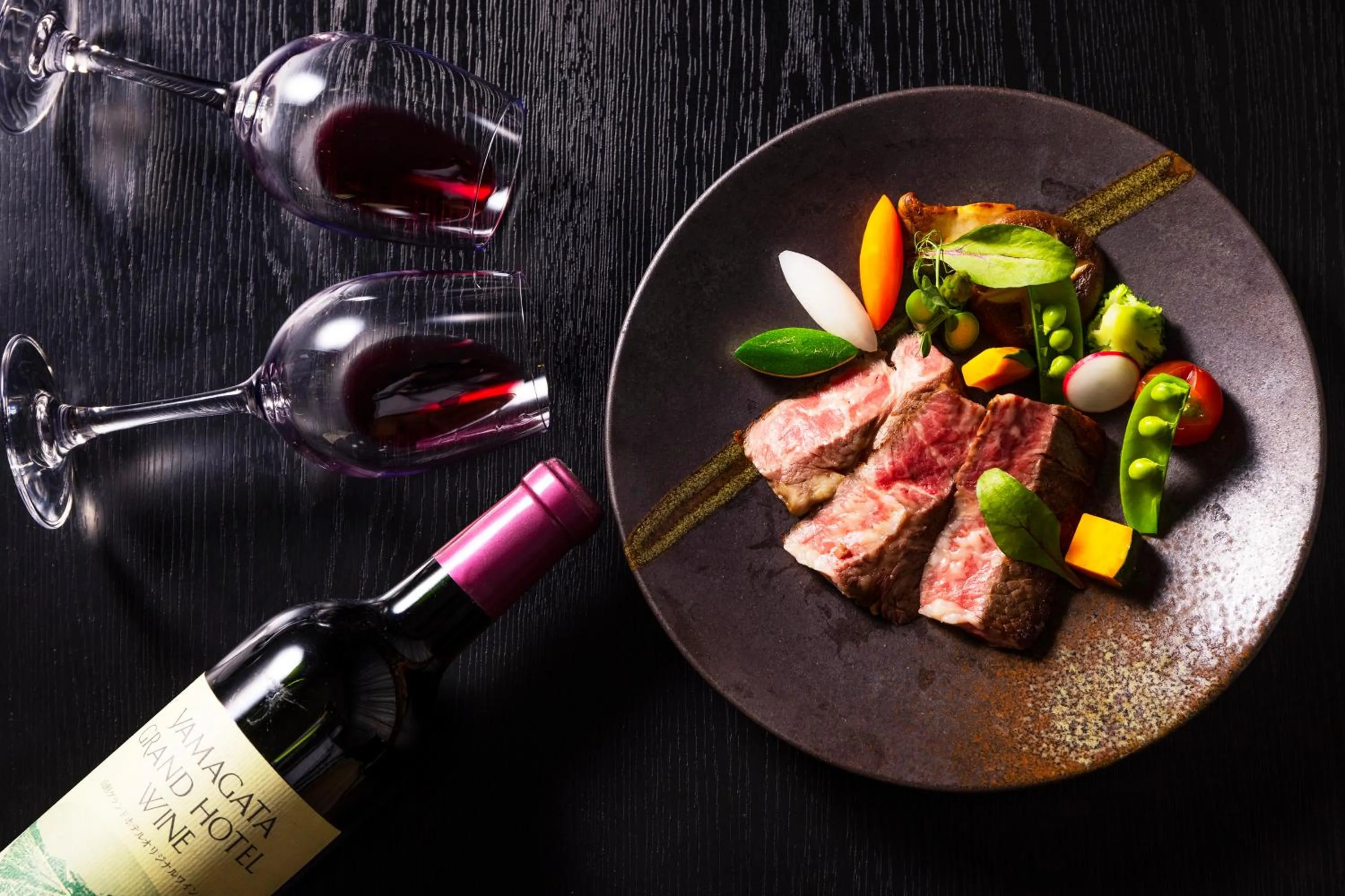 Food and drinks in Yamagata Grand Hotel