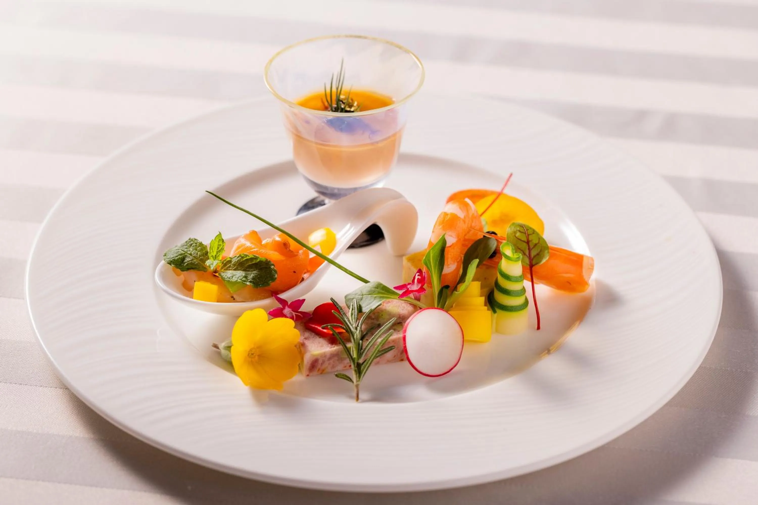 Dinner in Yamagata Grand Hotel