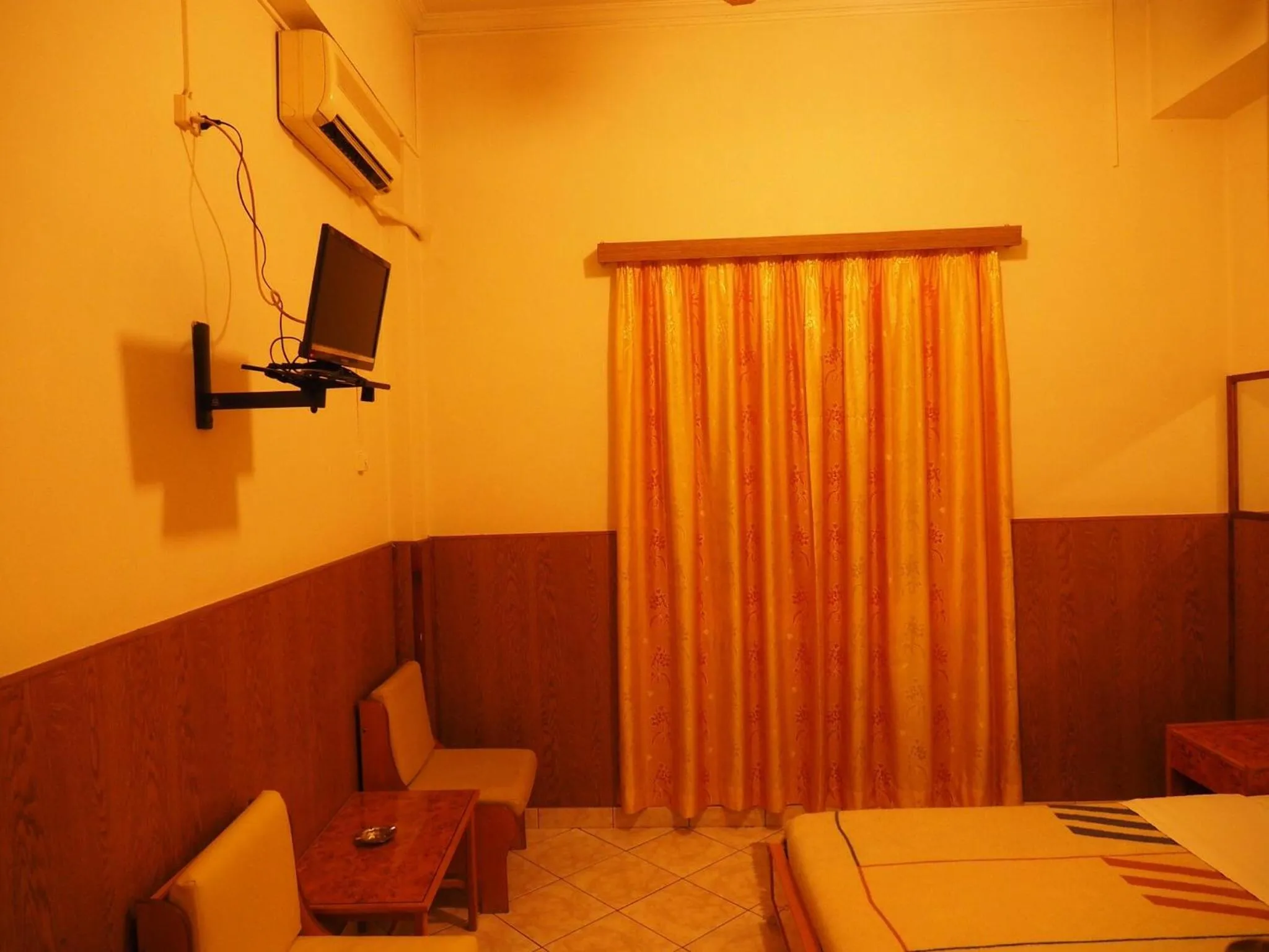 Photo of the whole room, Bed in Aegli Hotel