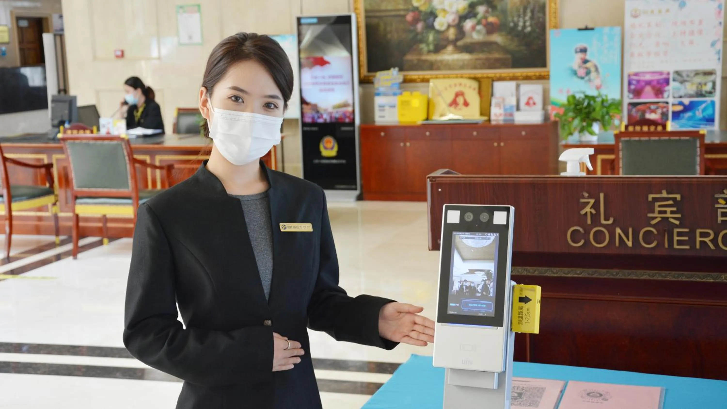 Staff in Beijing Asia Pacific Garden Hotel