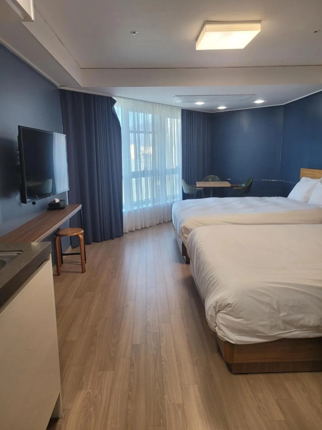 Bed in Sokcho Marina Hotel