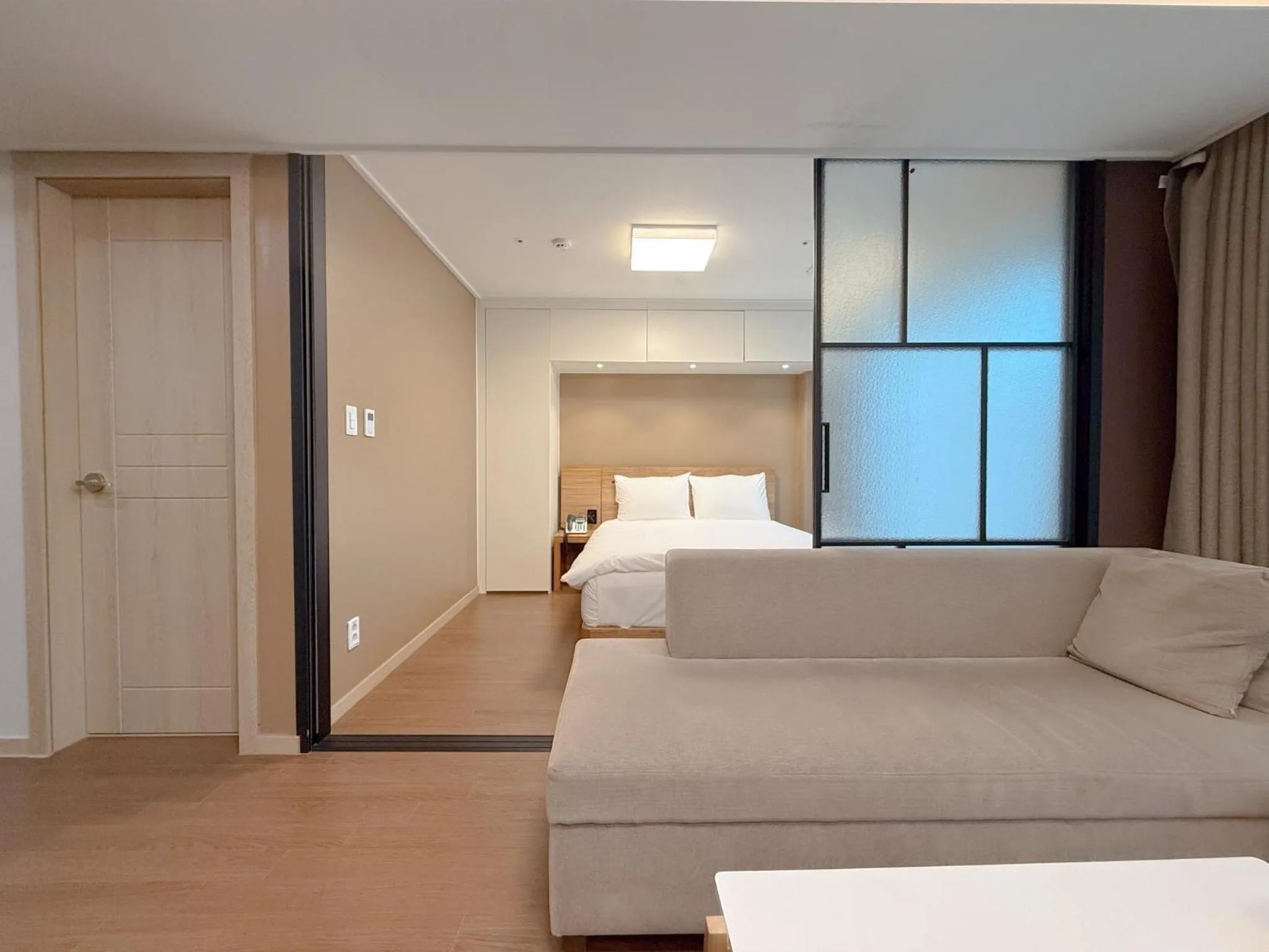 Bed in Sokcho Marina Hotel