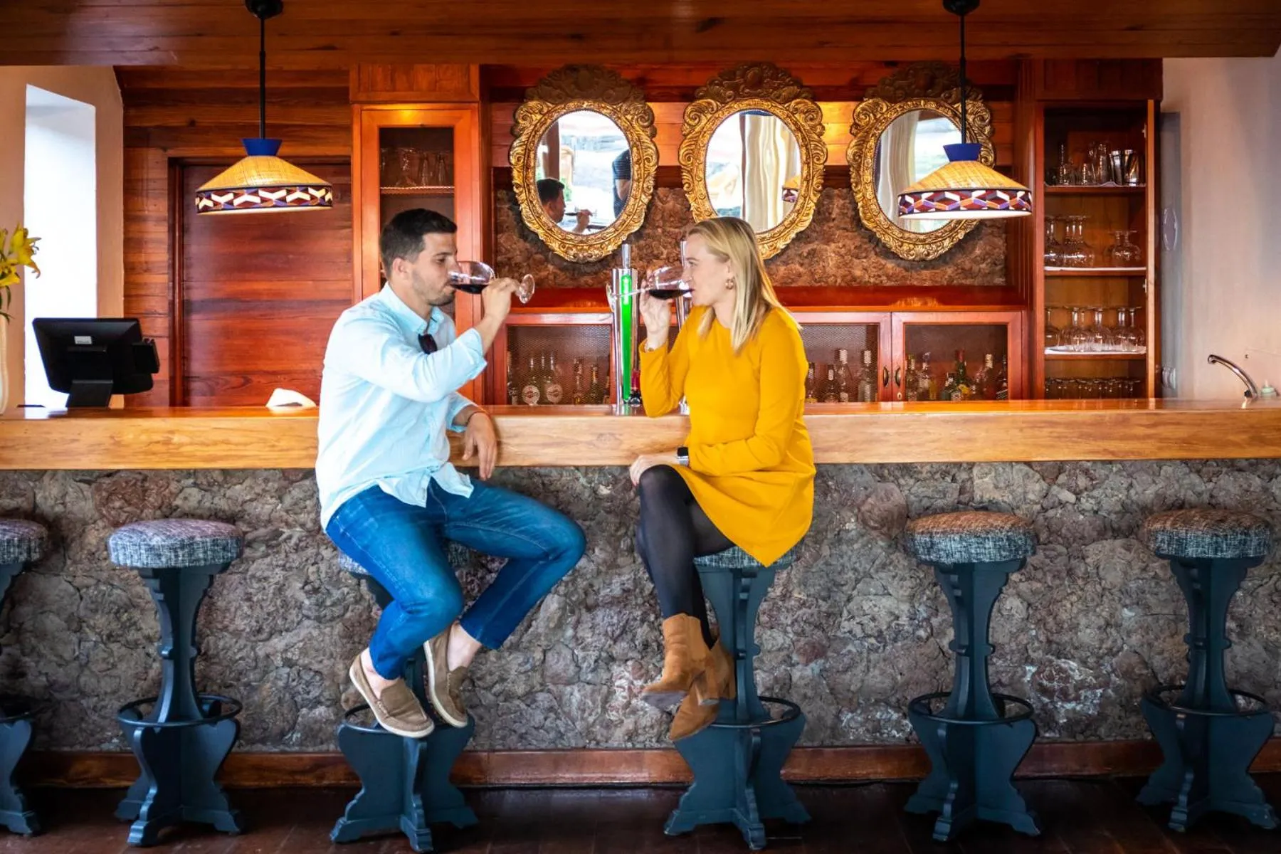 Lounge or bar in Parador de El Hierro