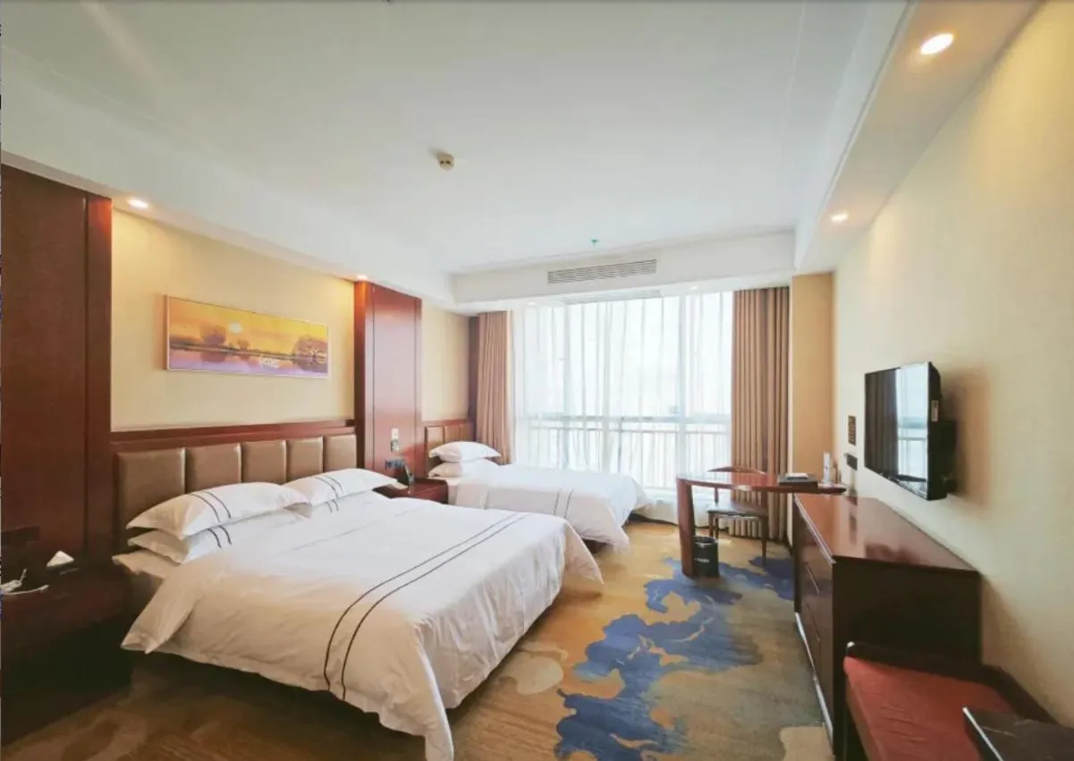 Bed in Urba Hotel Yichun Wanda High-speed Railway Station Branch