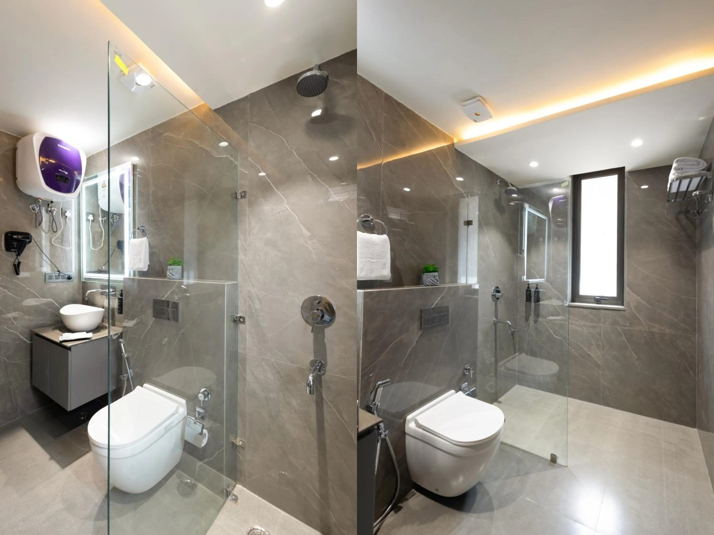 Shower in Saltstayz Premier - Naraina, Central Delhi