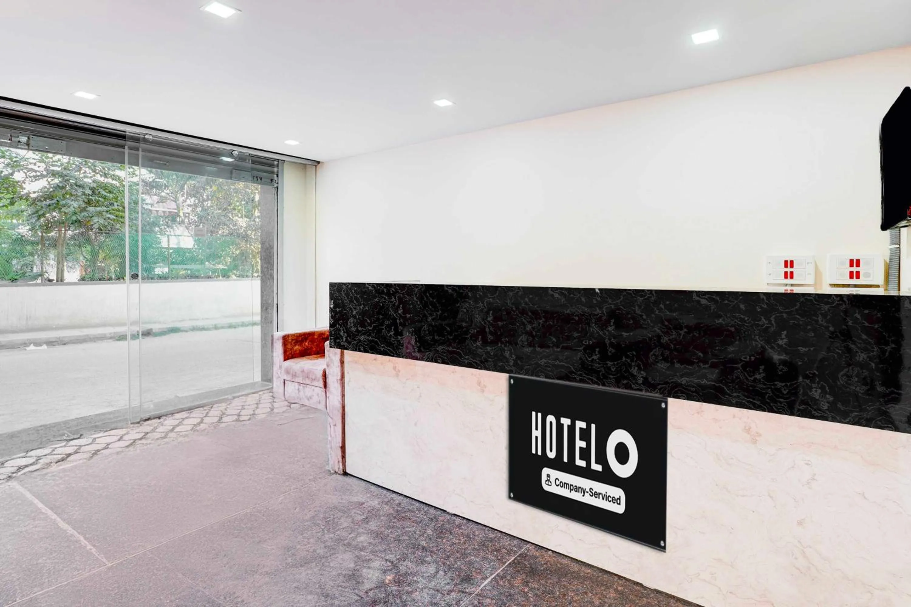 Lobby or reception in Hotel O Bhattrahalli Lakeview