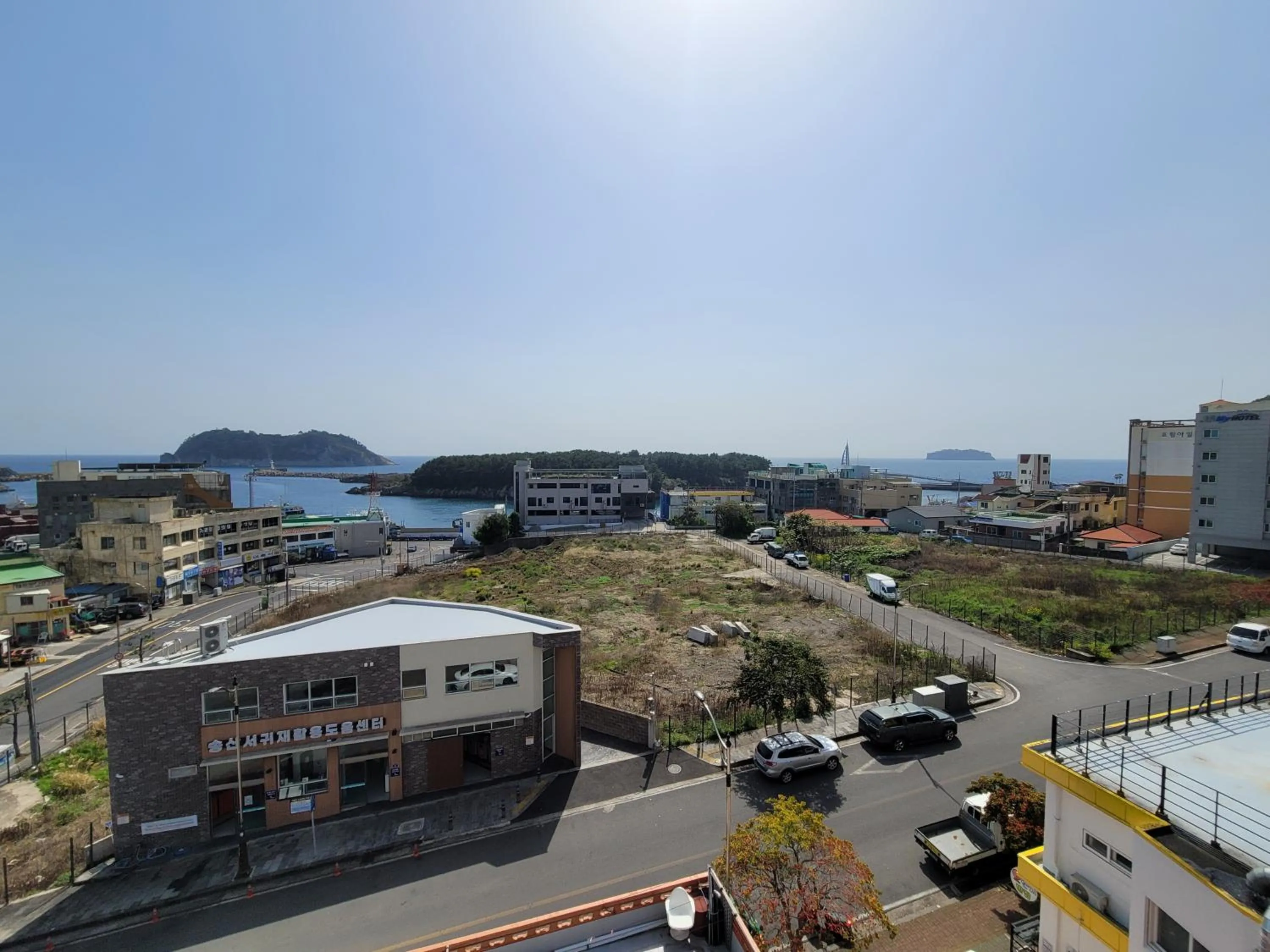 Sea view in BK Hotel Jeju