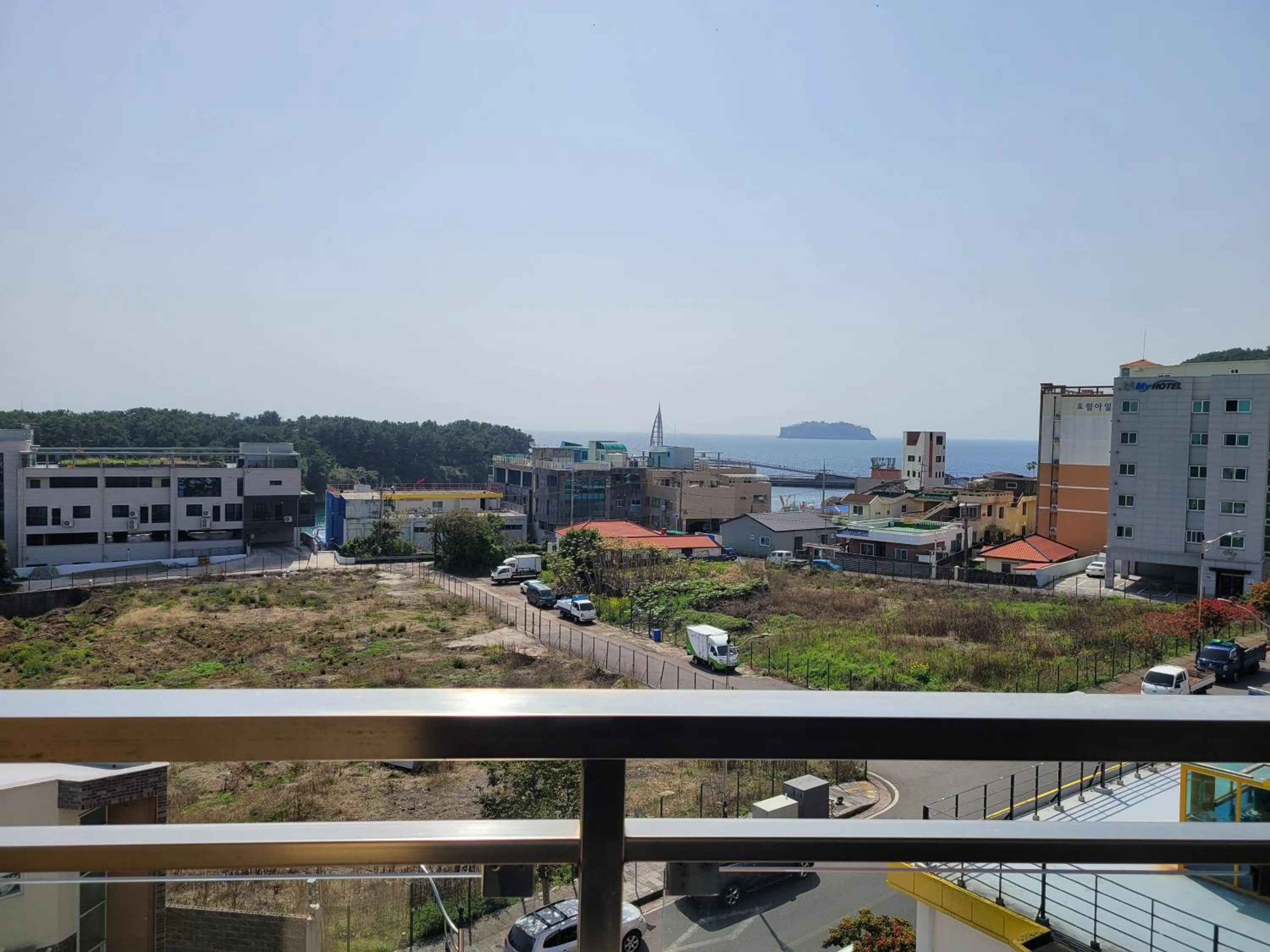 Balcony/Terrace in BK Hotel Jeju