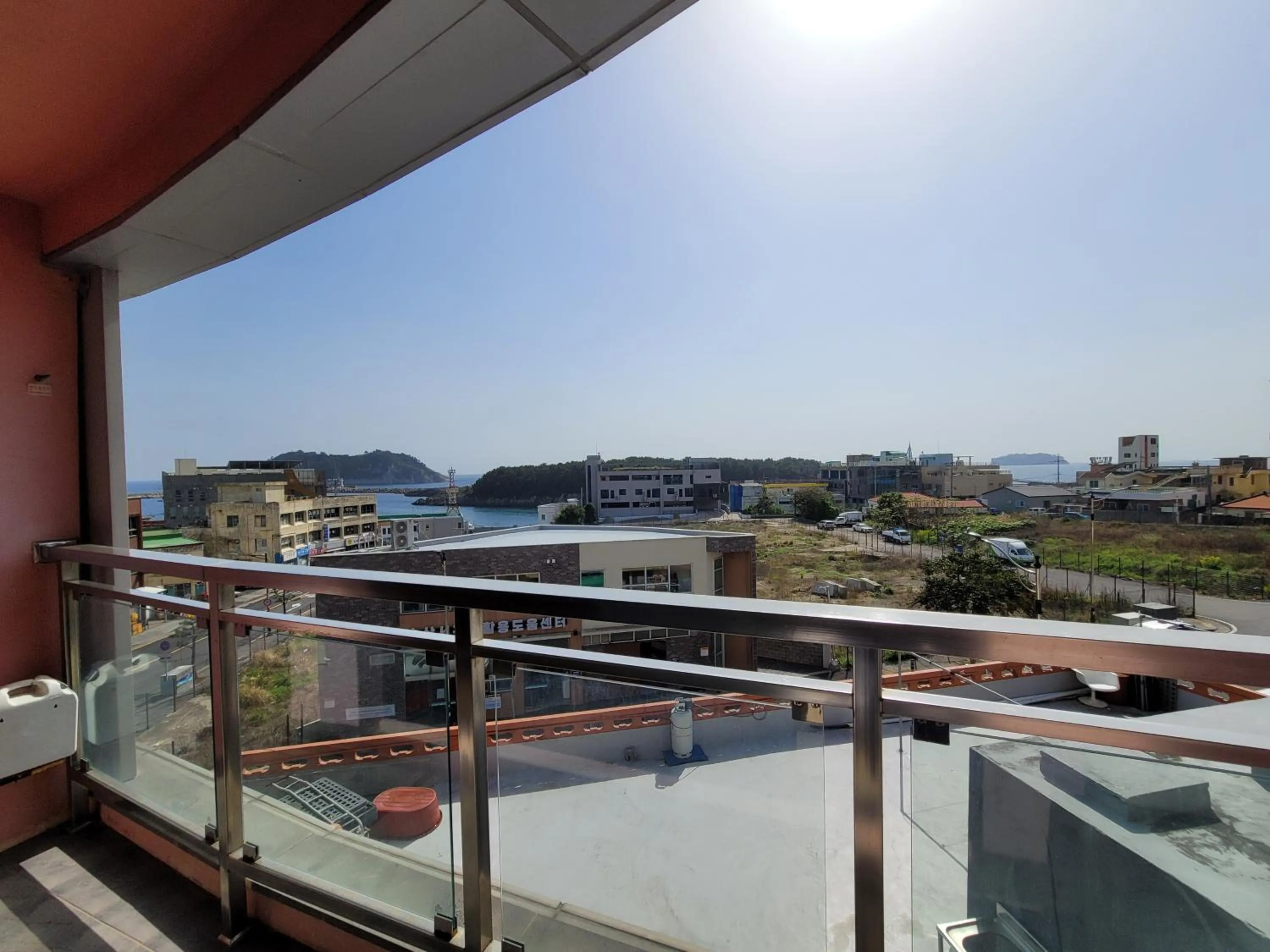 Balcony/Terrace in BK Hotel Jeju