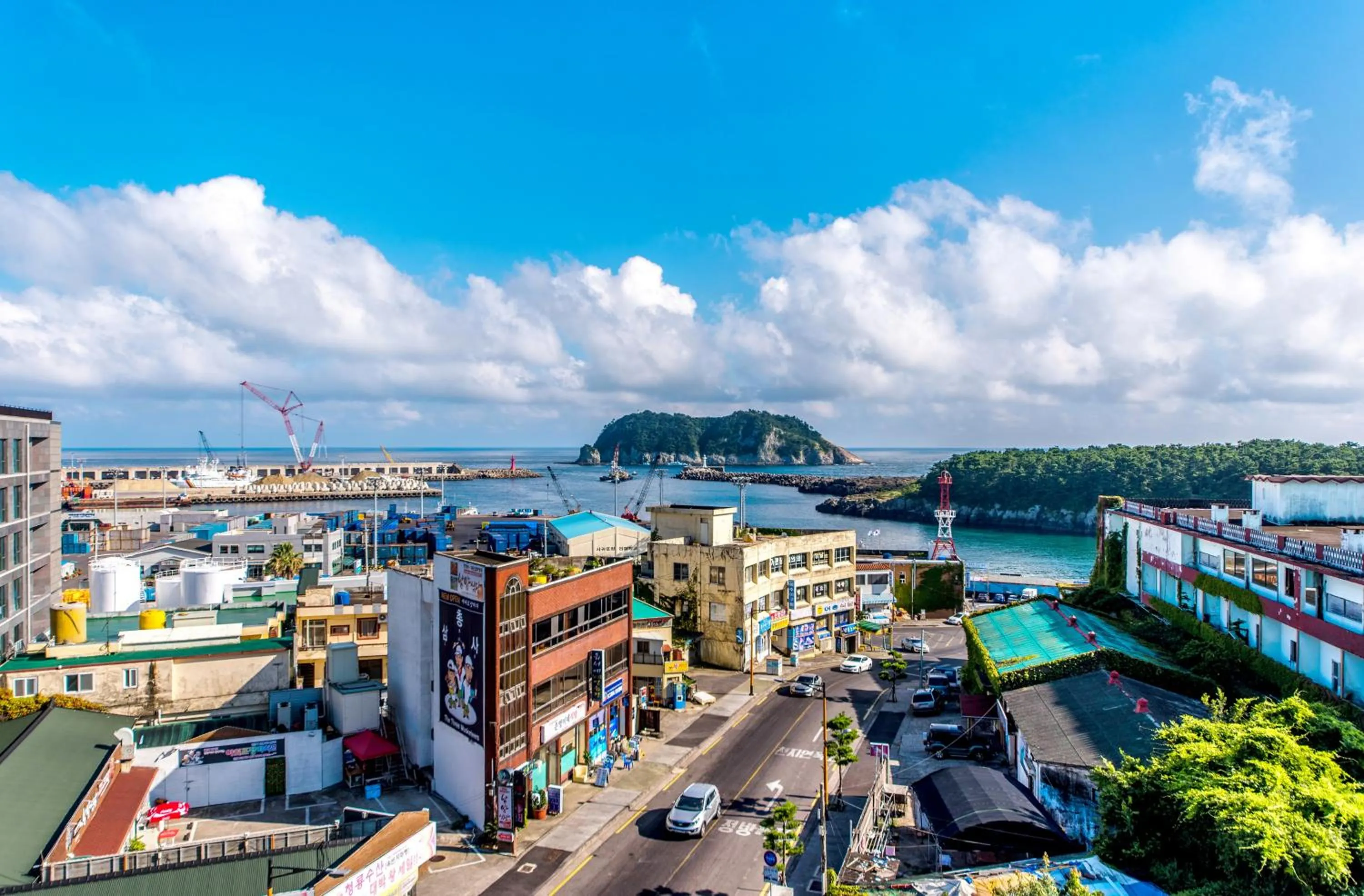 Sea view in BK Hotel Jeju