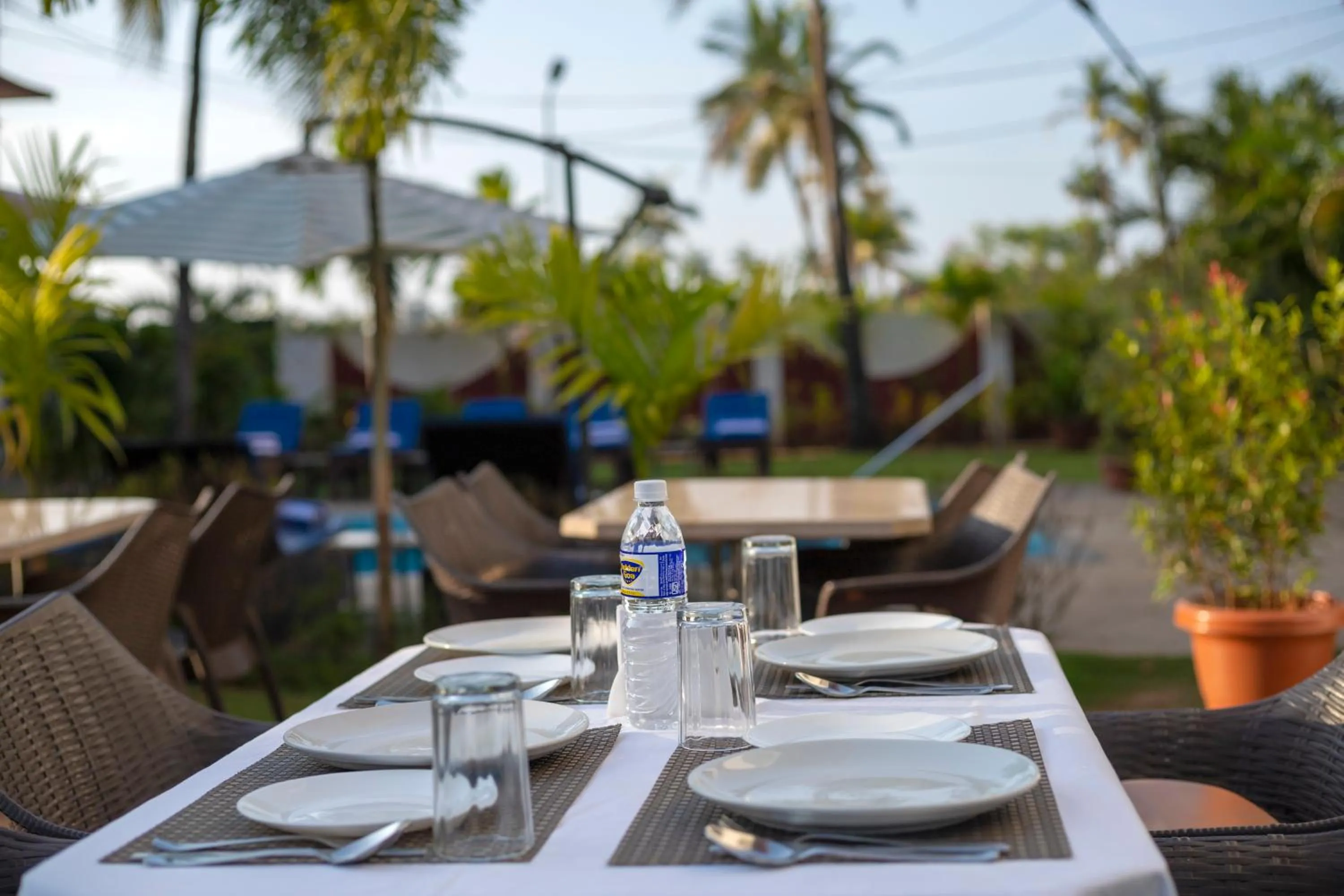 Restaurant/places to eat in La Vaiencia Beach Resort, Morjim