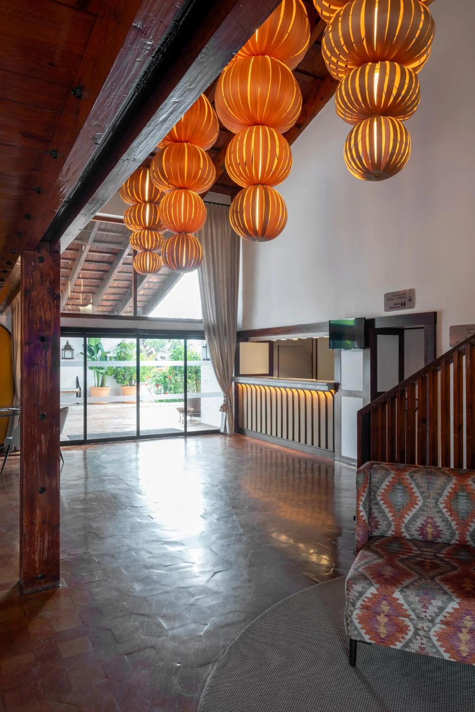 Lobby or reception in Parador de Mazagón