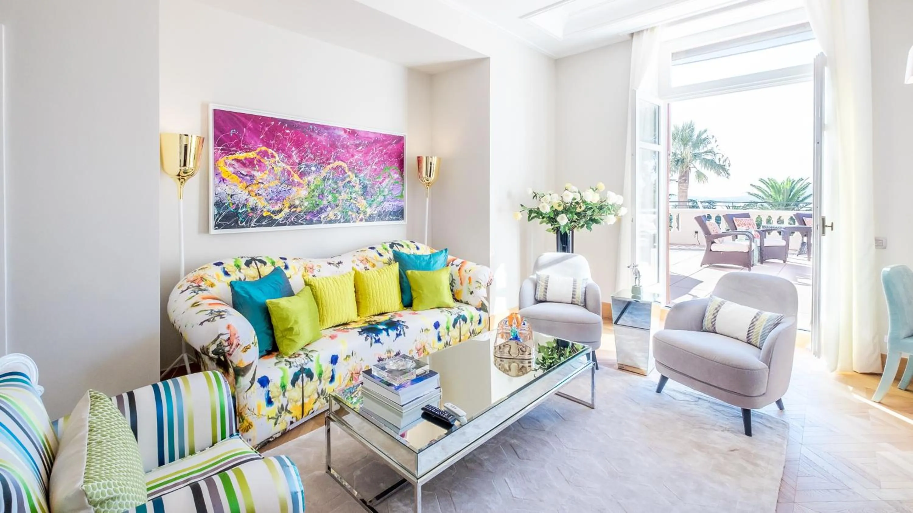 Living room in COMO Le Beauvallon - Golfe de Saint-Tropez