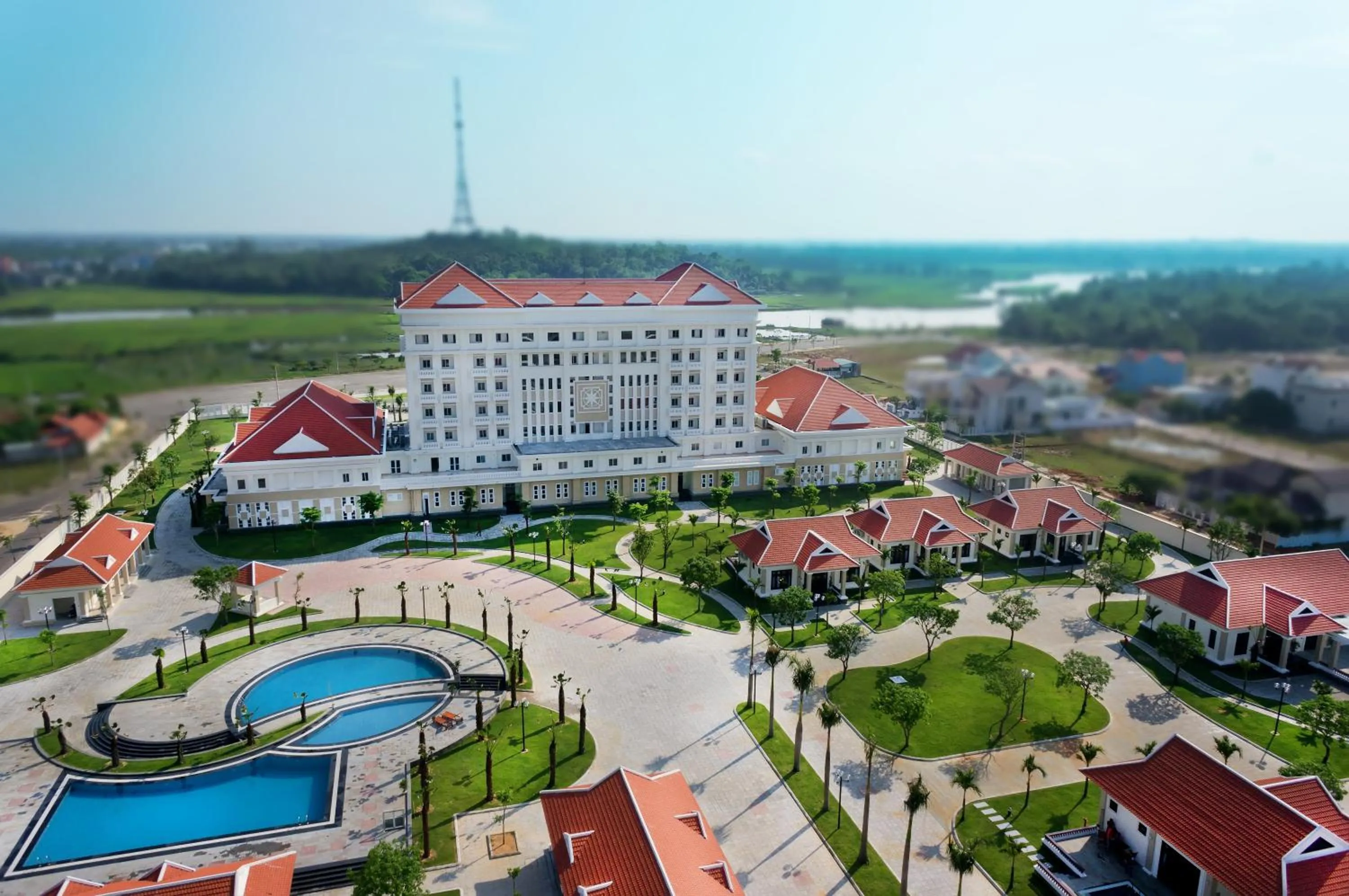 Bird's eye view in Ban Thach Riverside Hotel & Resort