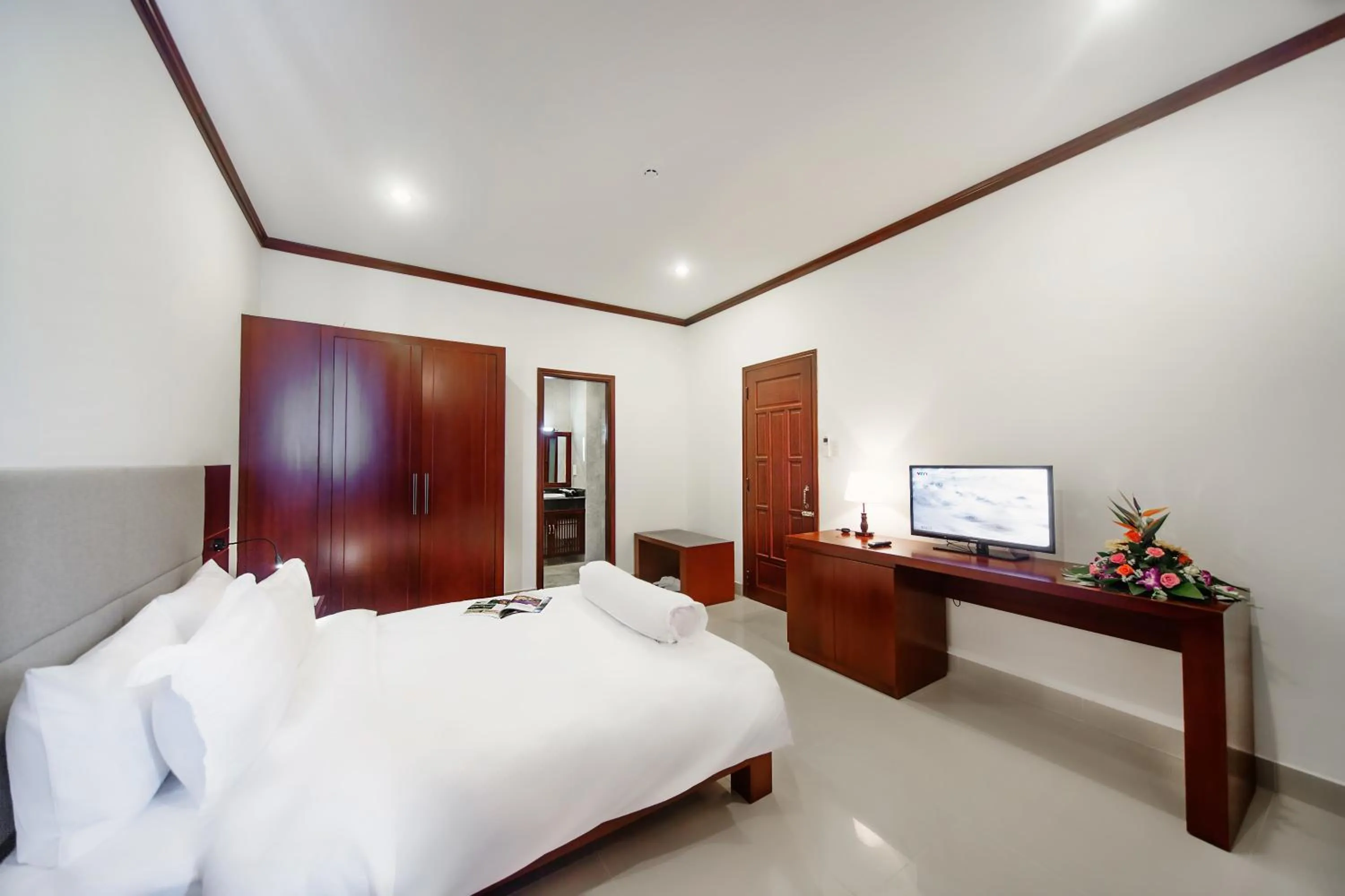 Bedroom, Bed in Ban Thach Riverside Hotel & Resort